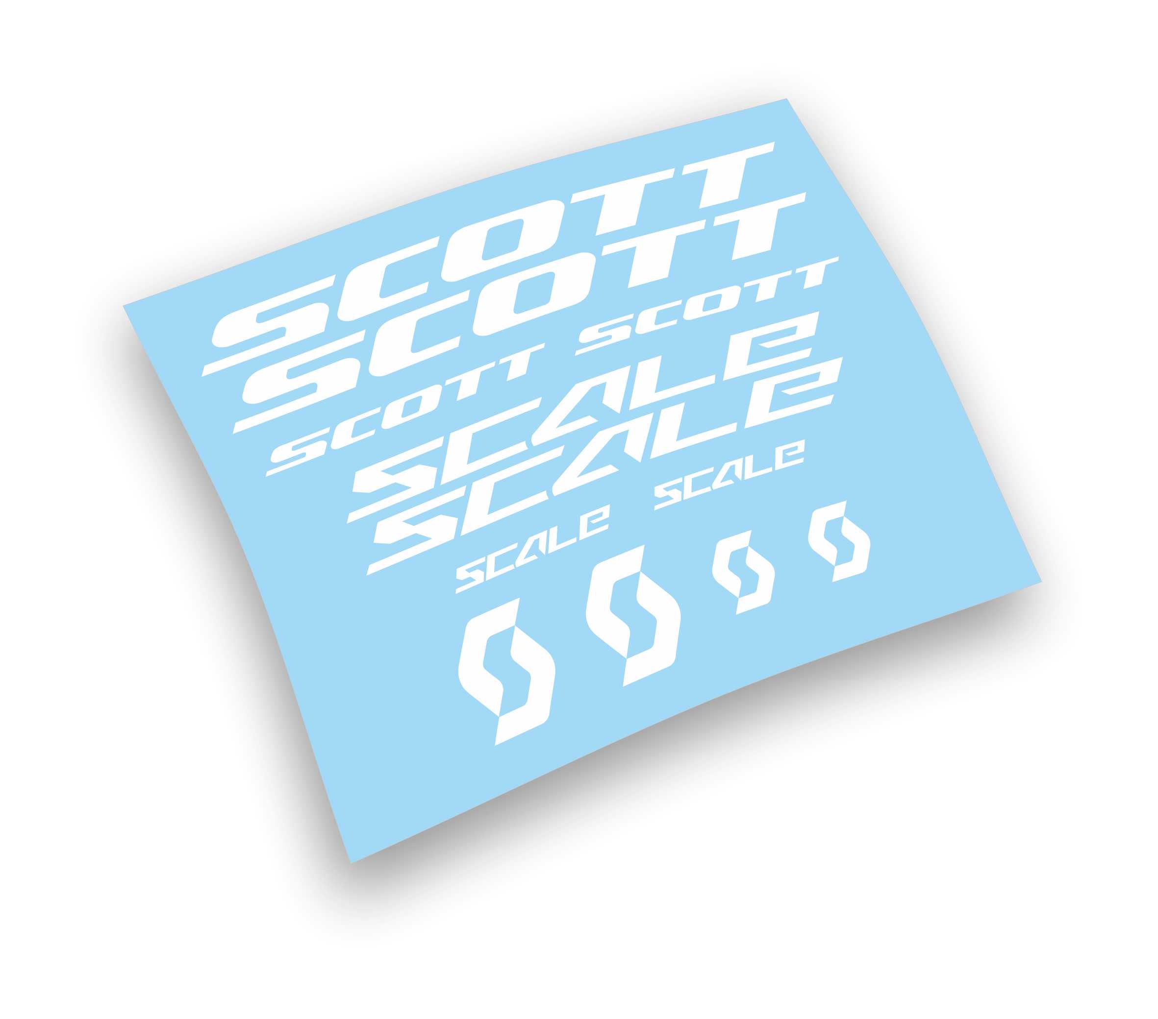 Adesivi Per MTB E Casco - Decalcomanie Personalizzabili, Bianco Lucido - Foto 9