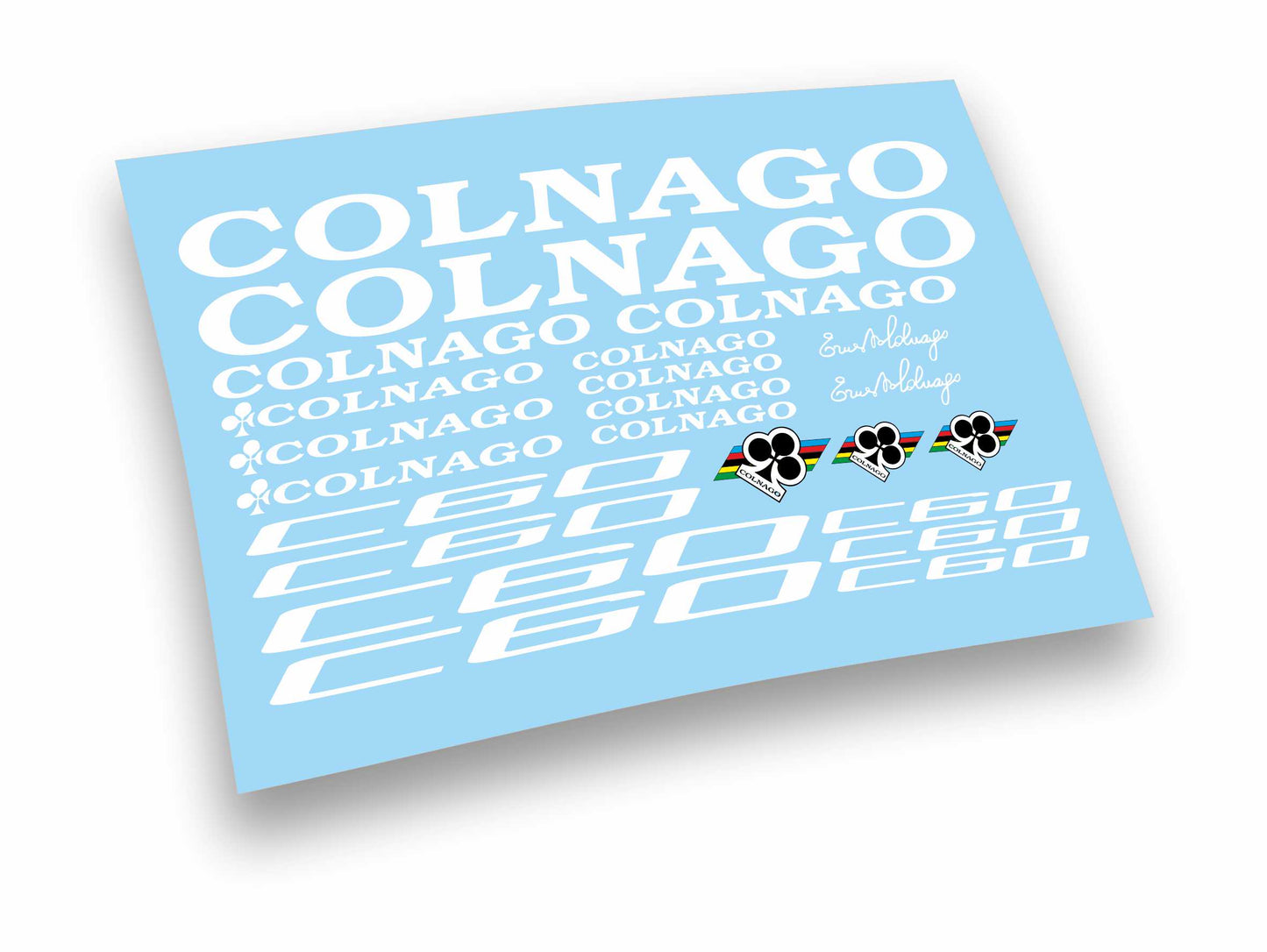 Colnago C60 kit adesivi completo 23 pezzi per bici da corsa