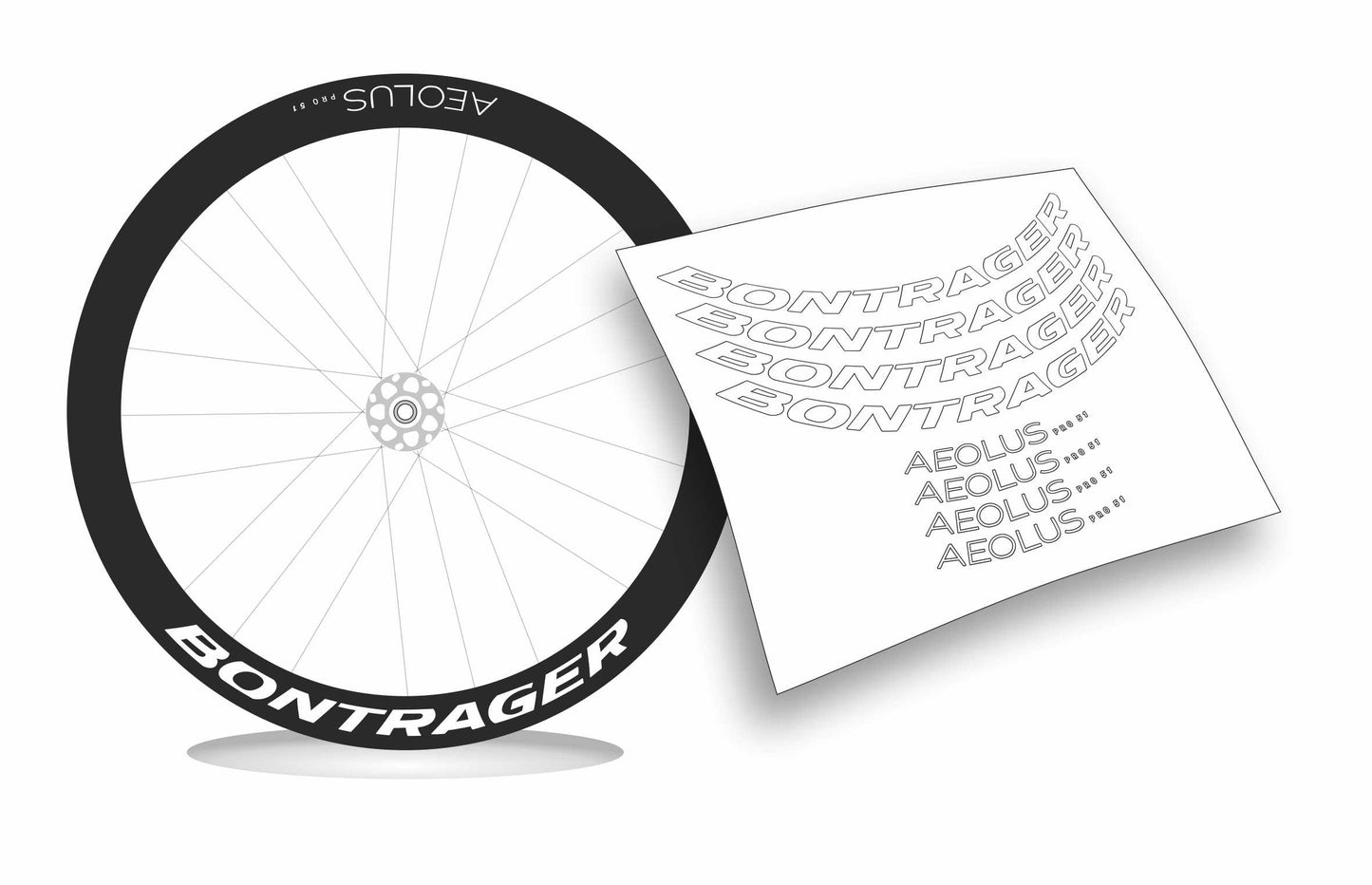 Bontrager pro 51 kit adesivi