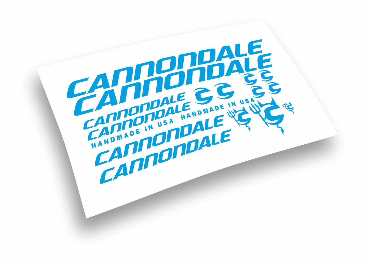 Cannondale kit adesivi per mountain bike completo 14 pezzi