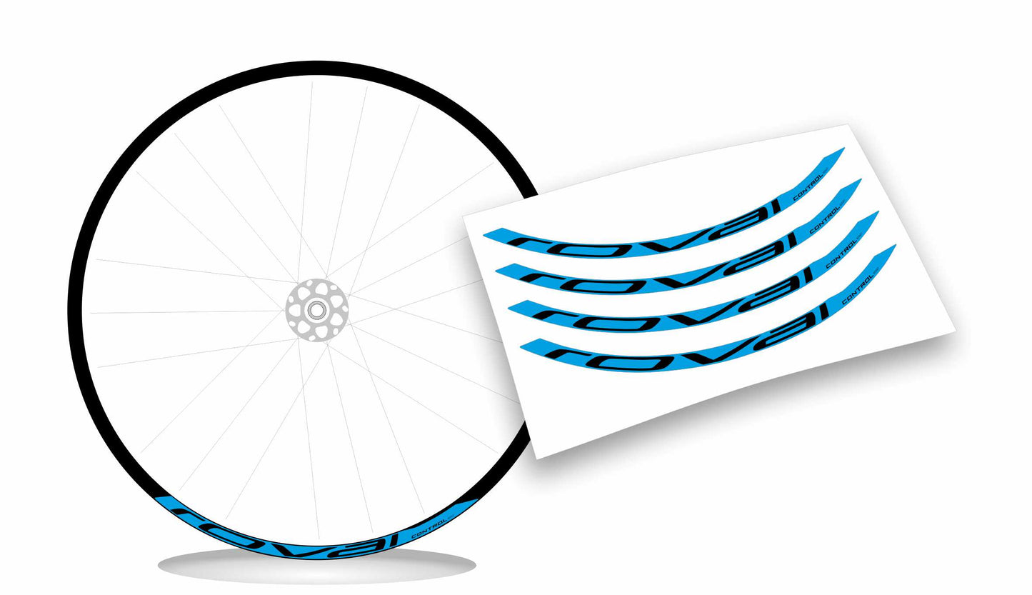 Adesivi cerchi ruote mtb roval control 622 x 21 colori a scelta anche fluo personalizzabili