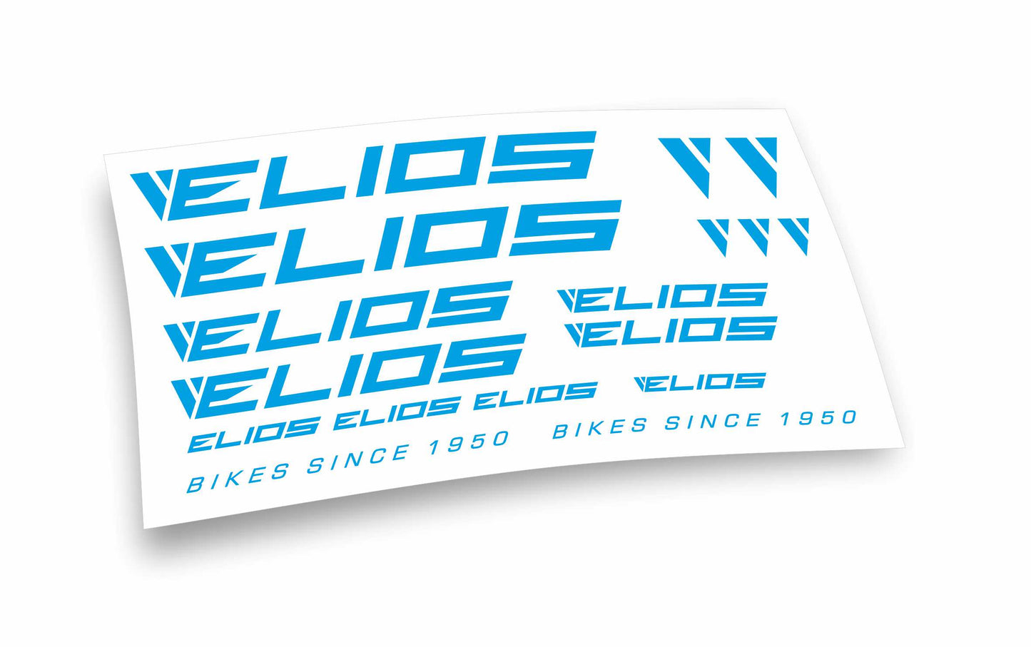 Elios adesivi bicicletta colori personalizzabili 17pezzi