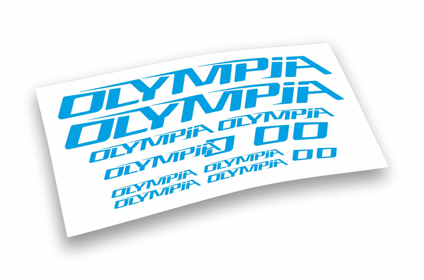 OLYMPIA kit adesivi bicicletta colori personalizzati anche fluo