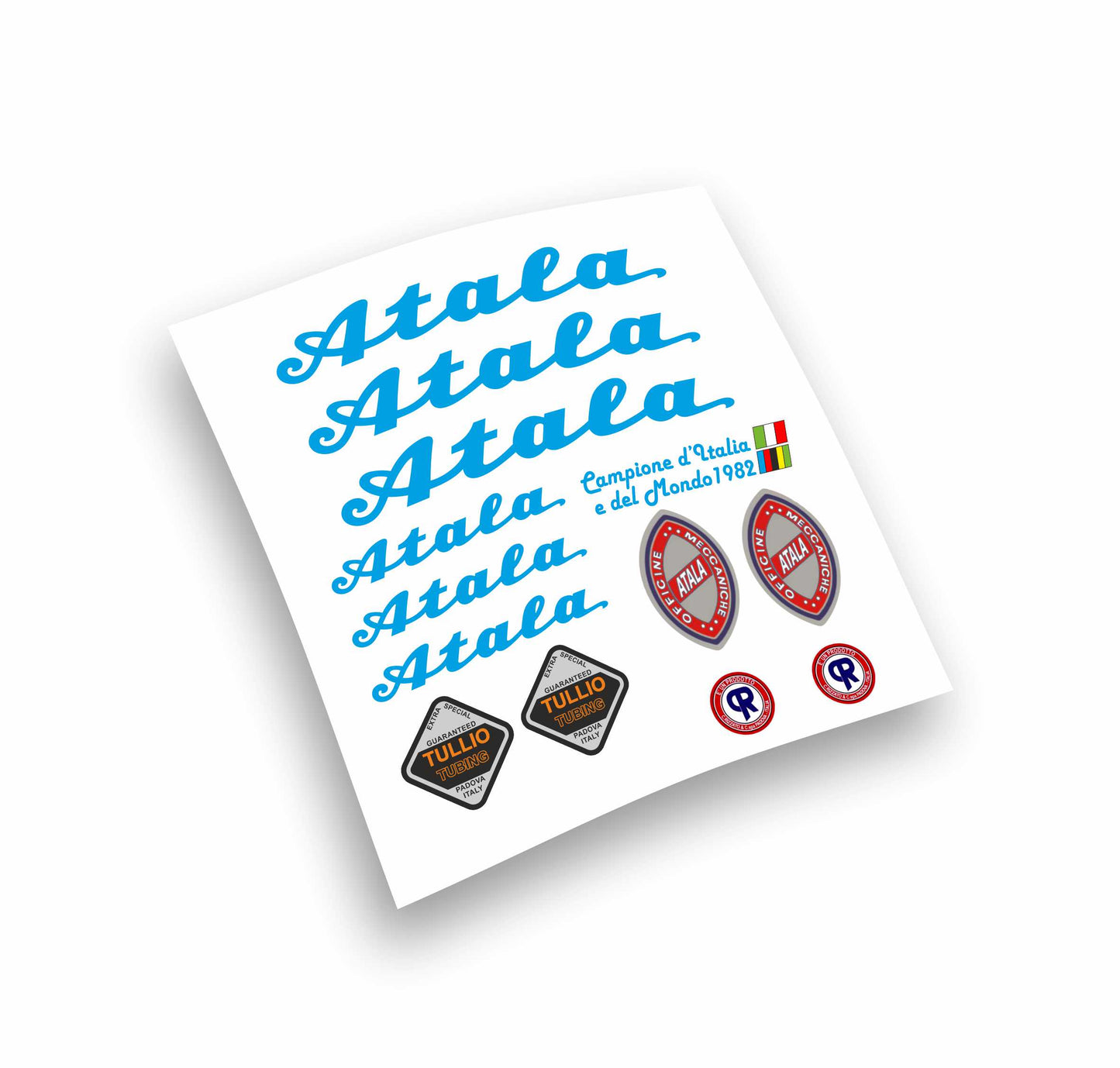 atala campione d'Italia e del Mondo 1982 kit adesivi