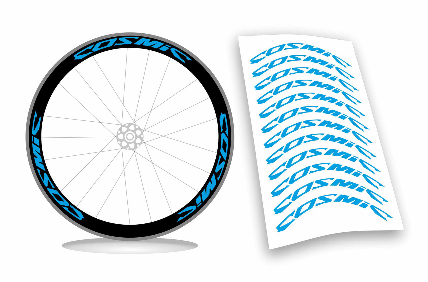 mavic COSMIC altezza 2,2 cm kit adesivi stickers per ruote