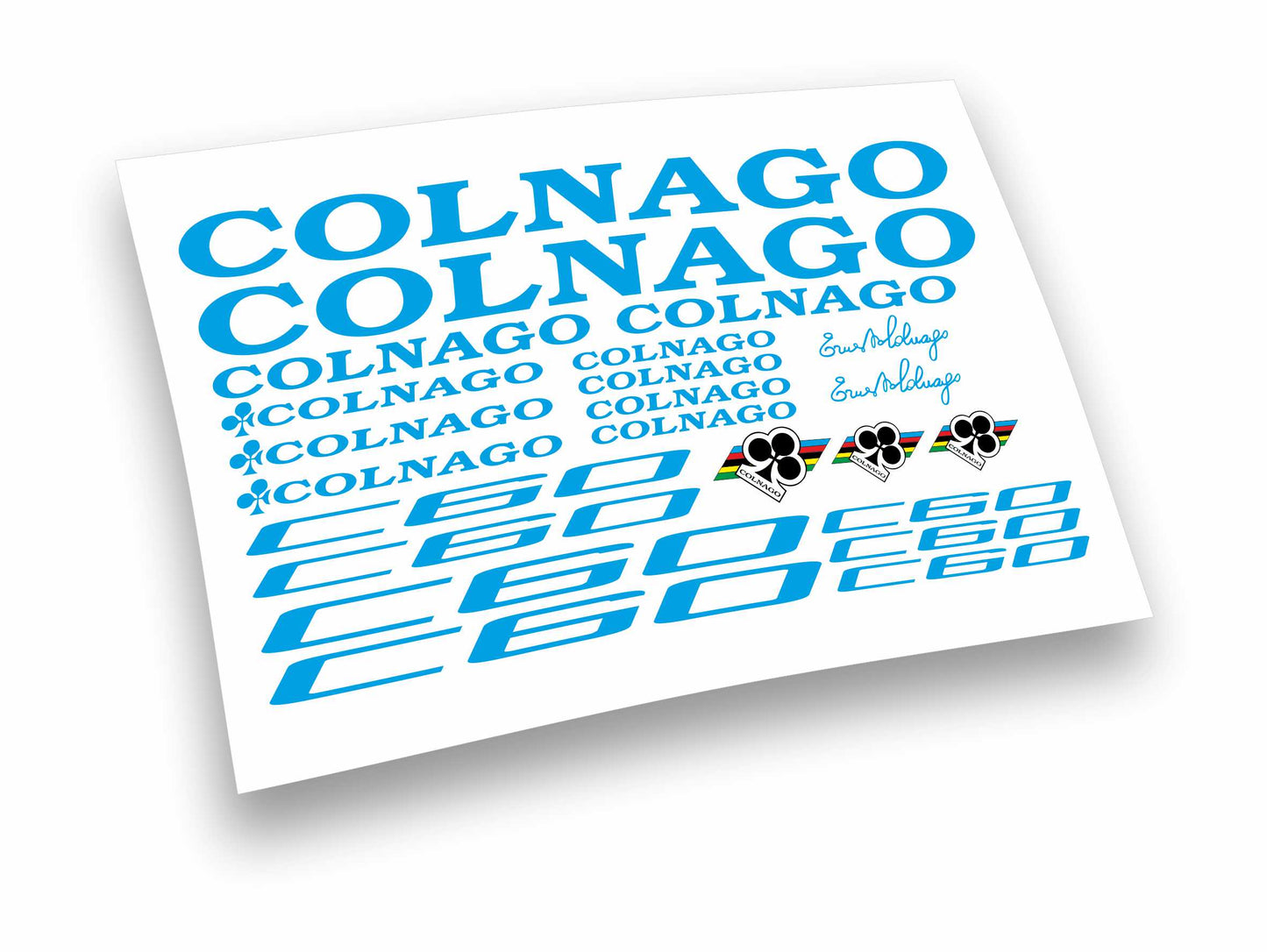 Colnago C60 kit adesivi completo 23 pezzi per bici da corsa