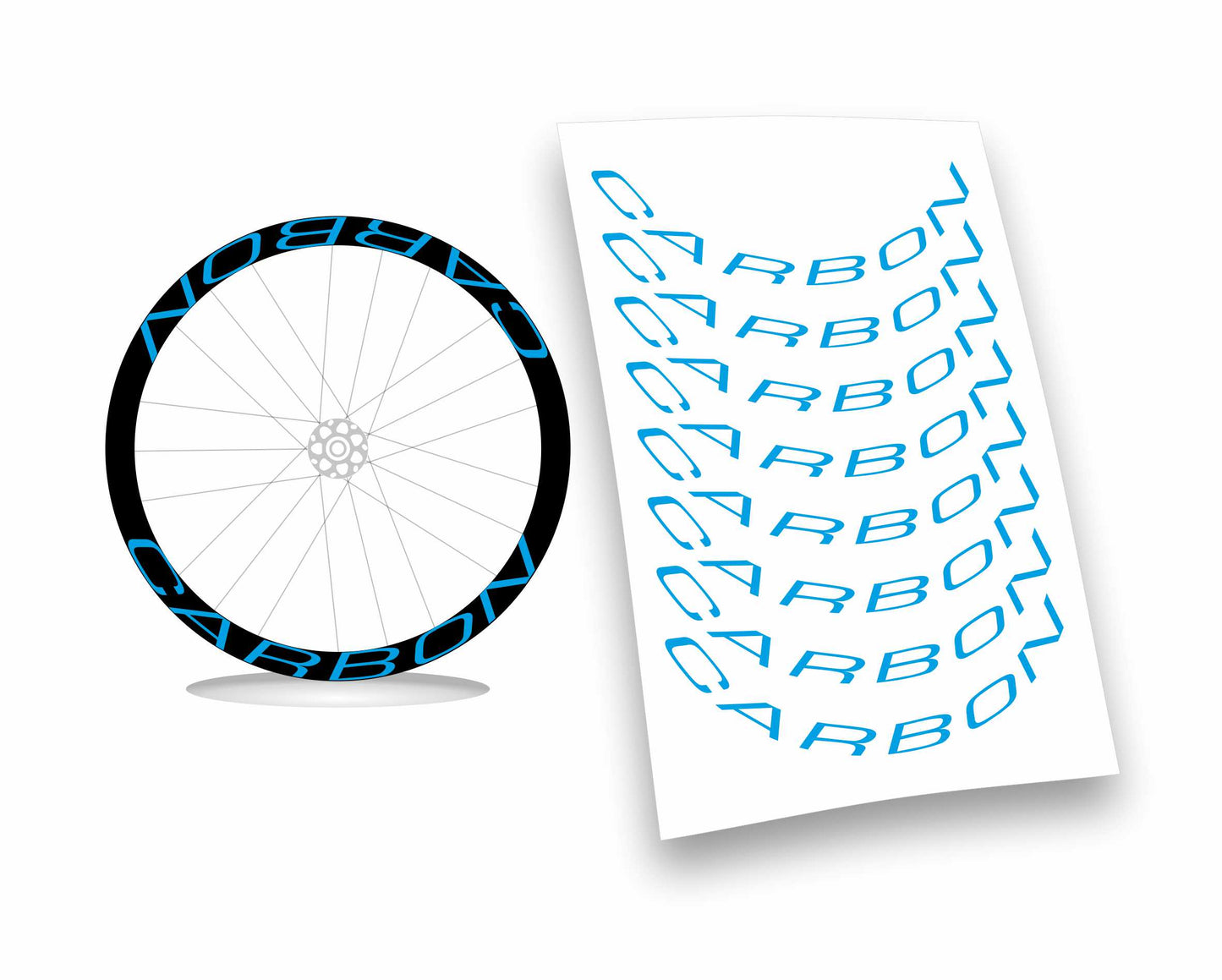 Carbon kit adesivi personalizzati
