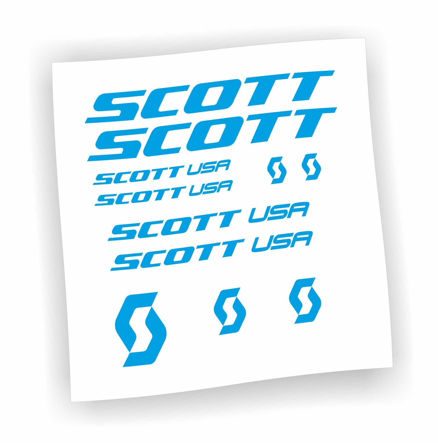 Kit adesivi/stickers bicicletta scott usa colori a scelta 11pz bicicletta mtb bdc