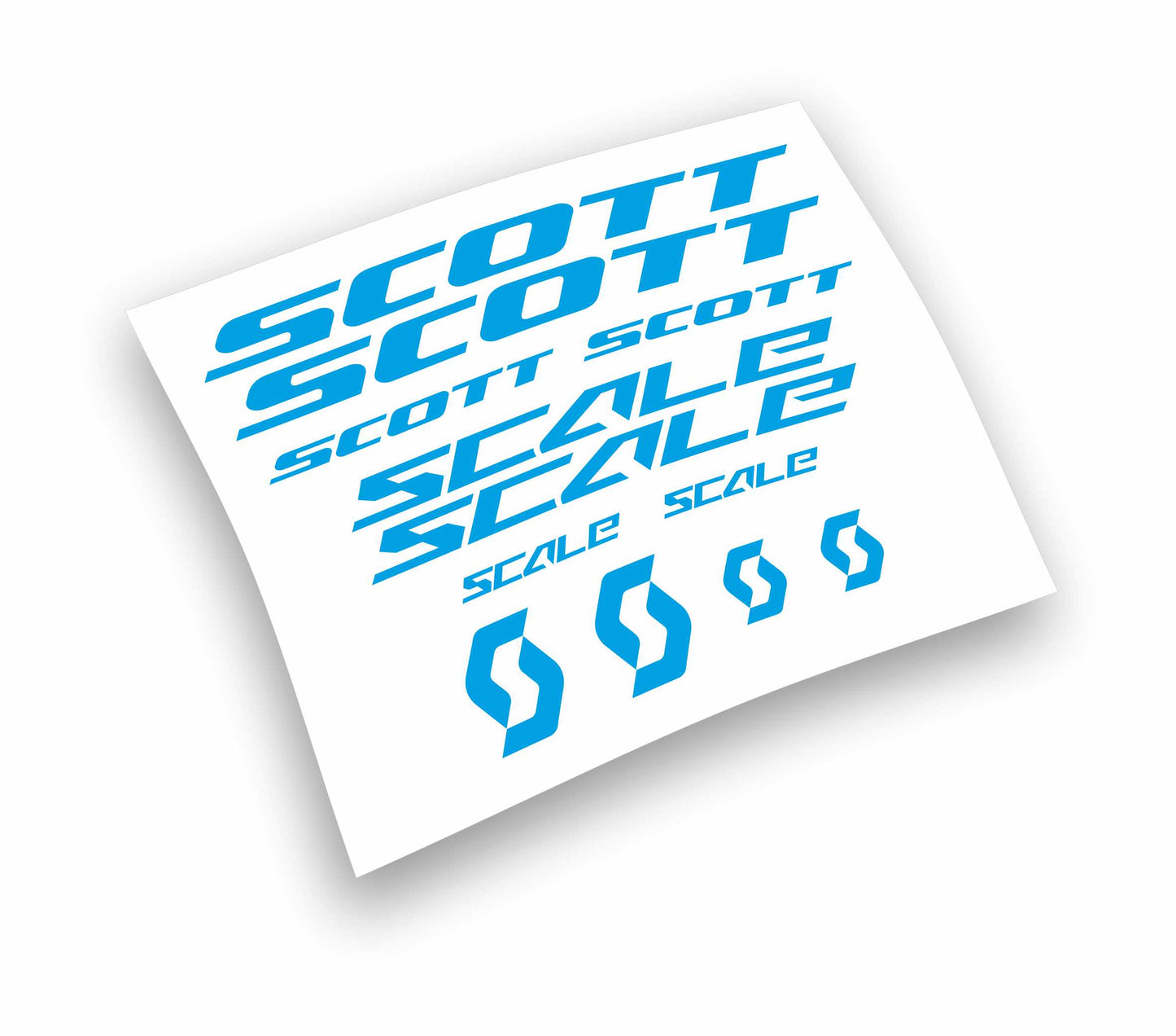 Scott Scale kit adesivi colori a scelta 12 pz bicicletta mtb