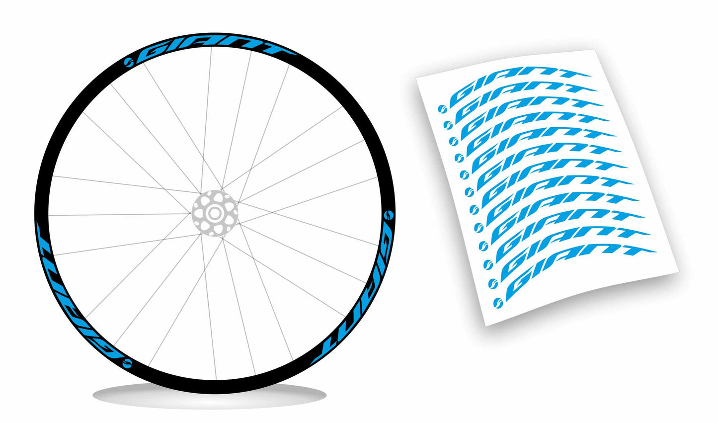 Giant kit adesivi cerchio personalizzati
