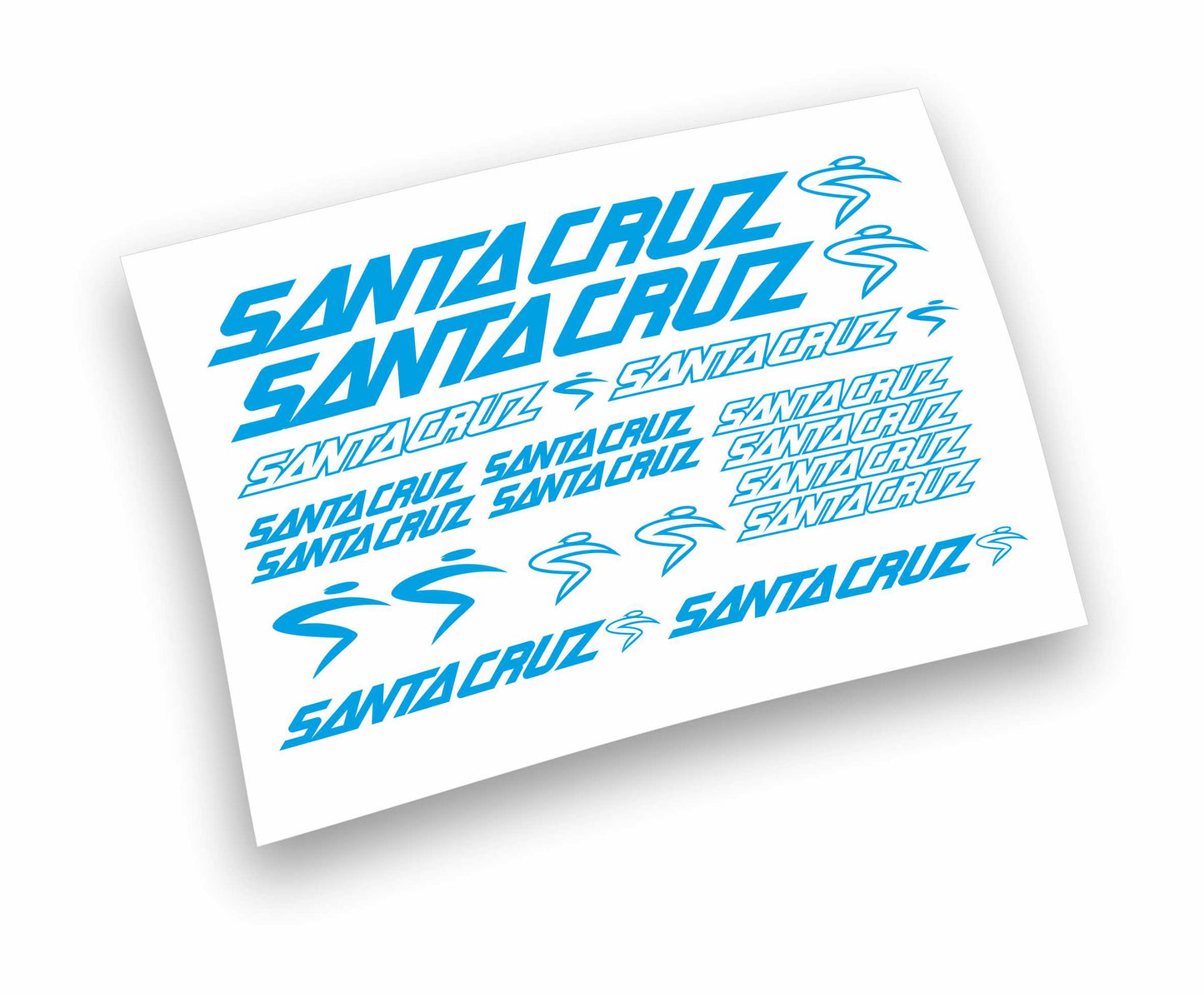 Santa Cruz kit adesivi per mountain bike e bici da corsa completo 18 pezzi