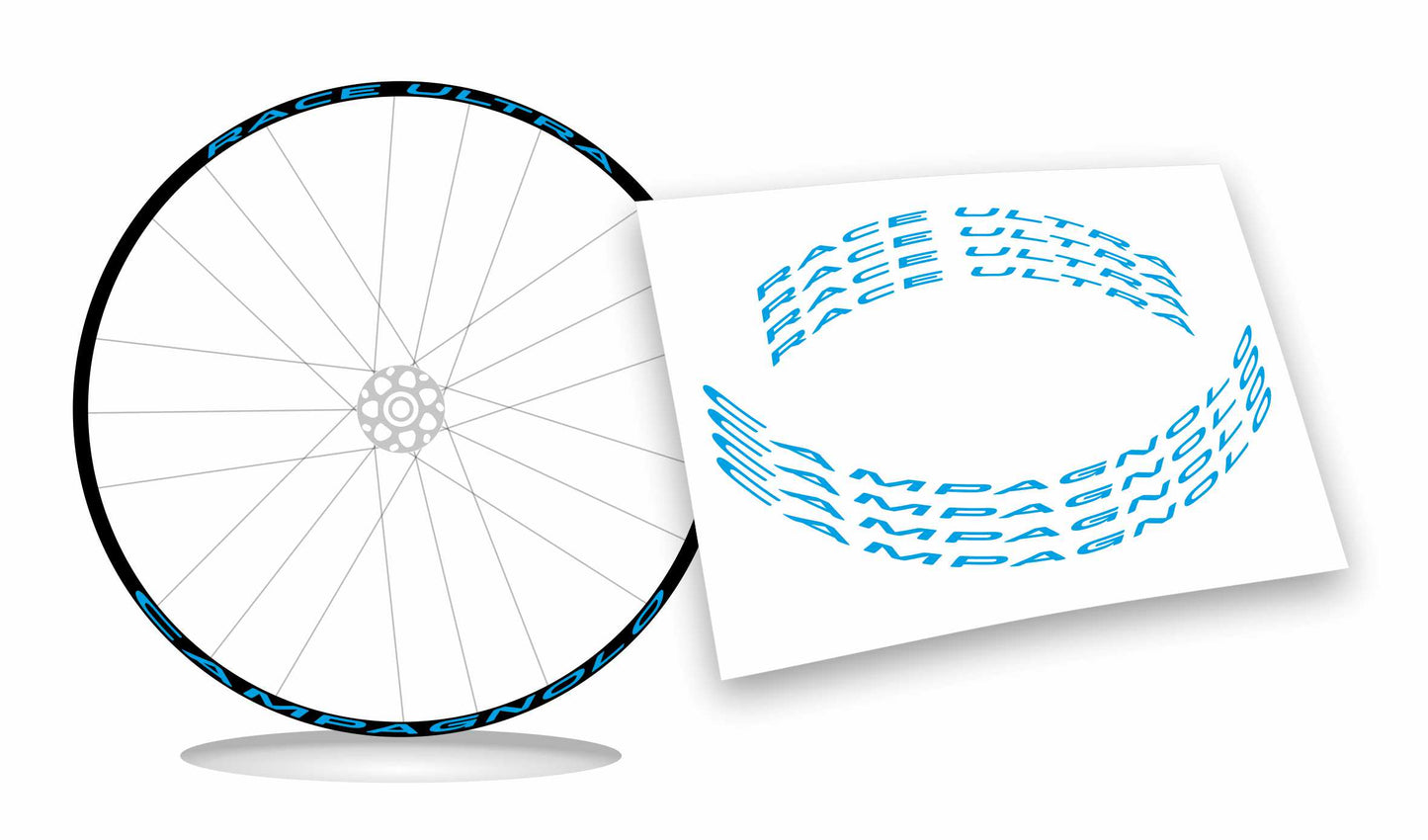 Adesivi campagnolo ultra race colore personalizzato
