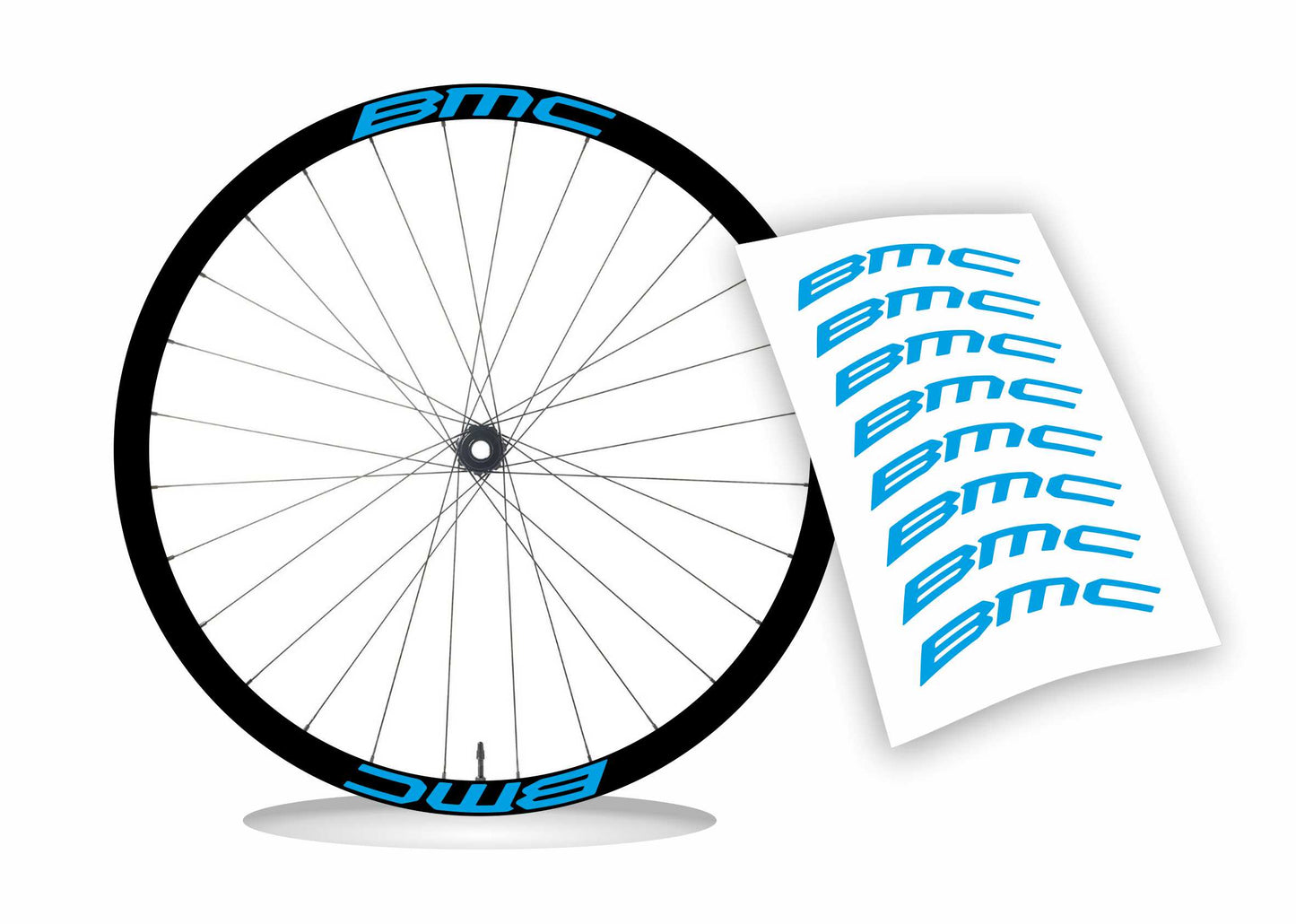 Adesivi cerchi ruote BMC