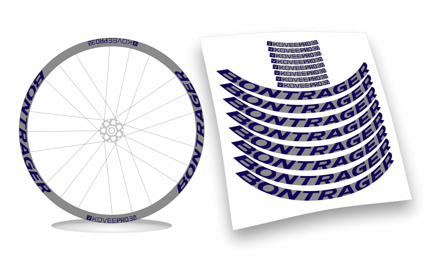 Bontrager kovee pro 30 kit adesivi