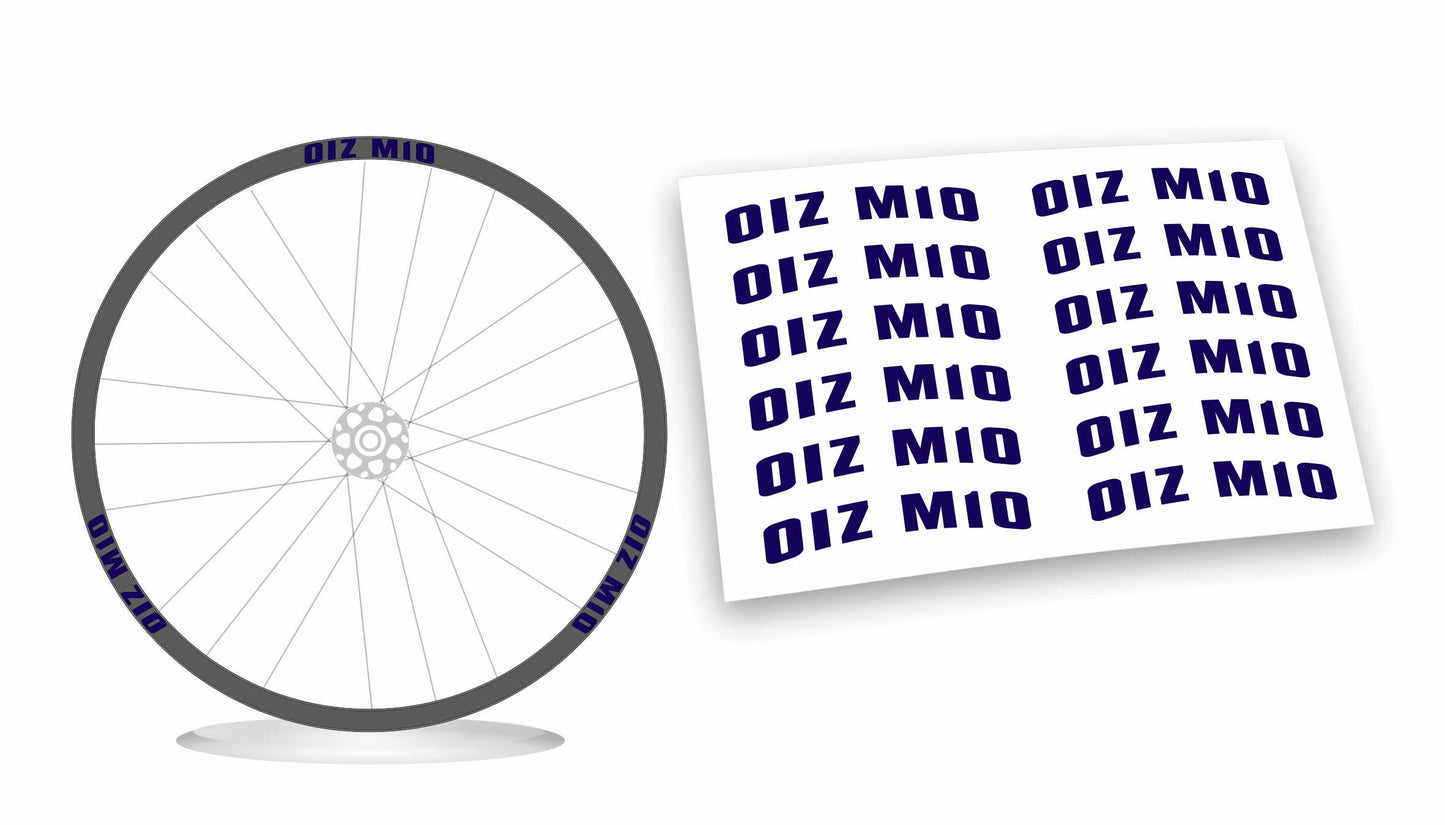 Oiz m10 Orbea adesivi ruote colore personalizzato