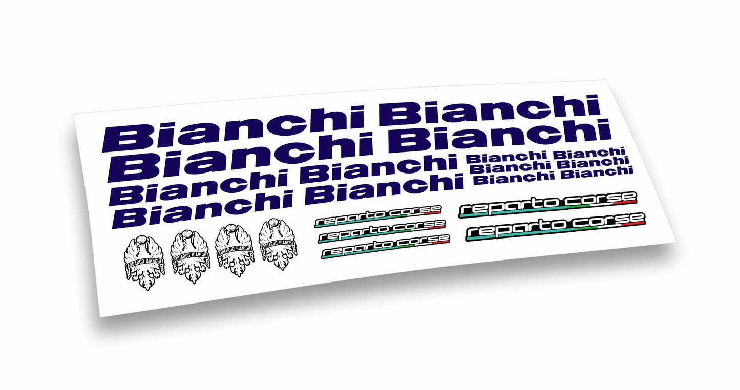 Bianchi kit adesivi logo reparto corse bicicletta mtb bdc colore personalizzato