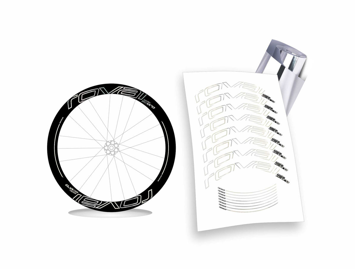 Roval CLX 50 rapide kit adesivi per cerchi bicicletta da corsa