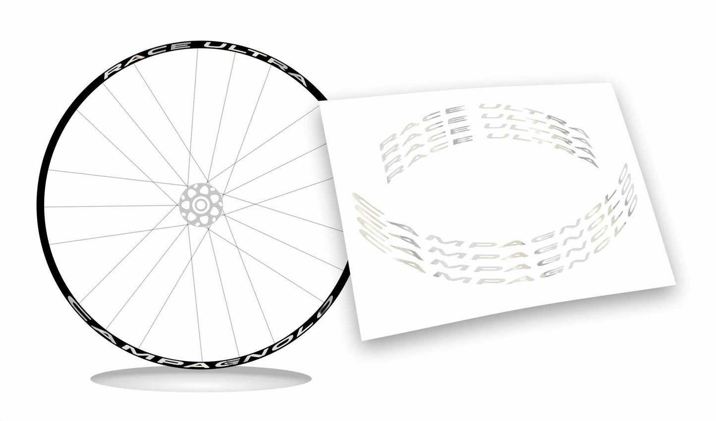 Adesivi campagnolo ultra race colore personalizzato