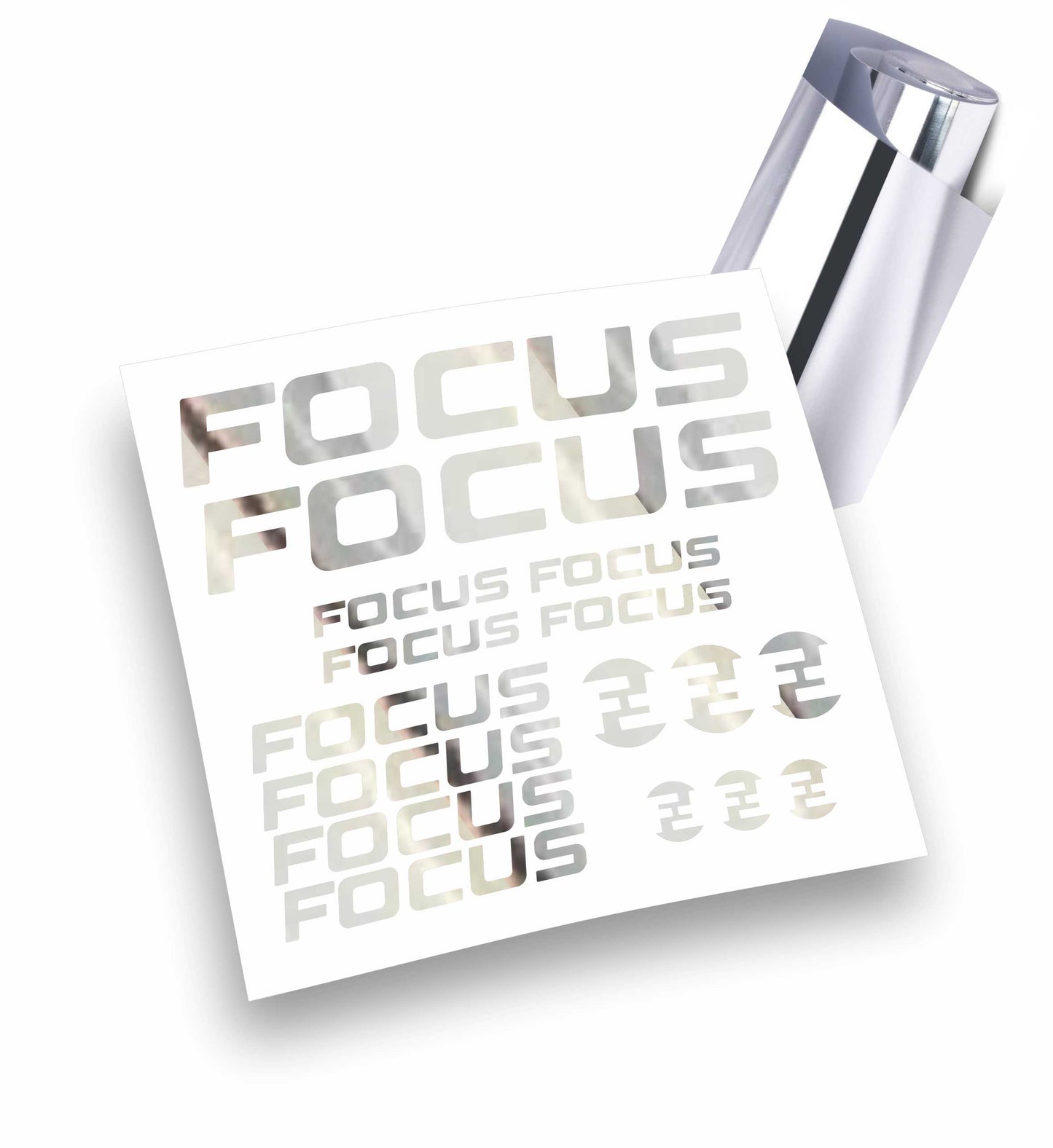Focus kit adesivi per mountain bike e bici da corsa completo 16 pezzi
