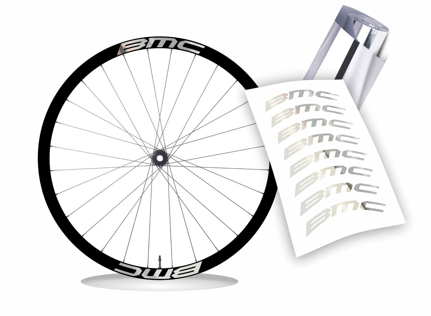Adesivi cerchi ruote BMC