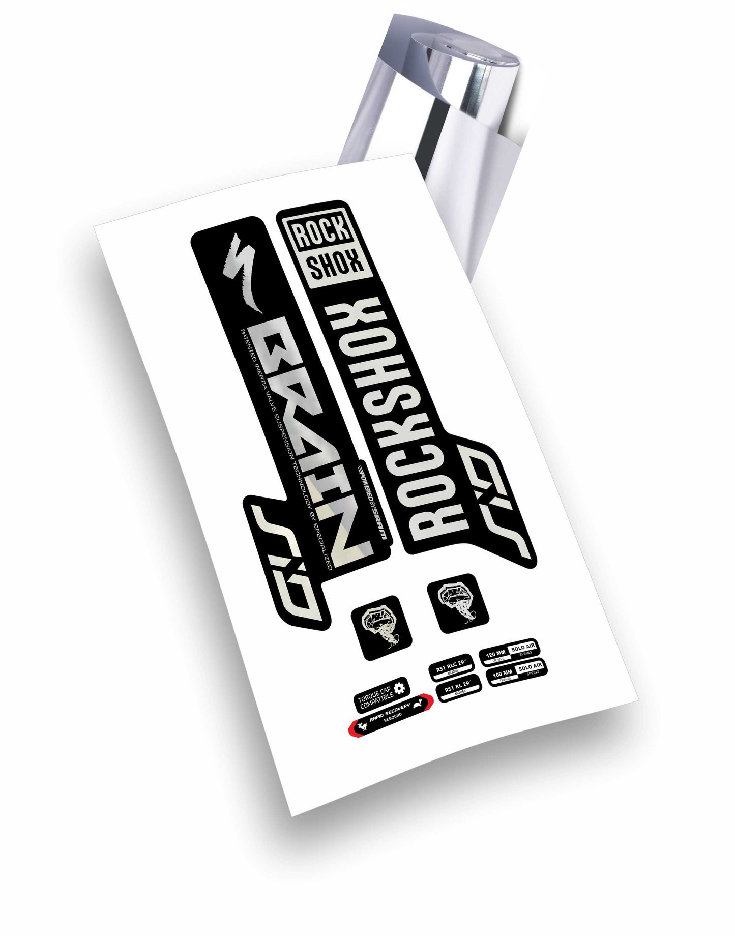 Rock shox Sid Brain 29" - anno 2019 - adesivi personalizzati per forcella