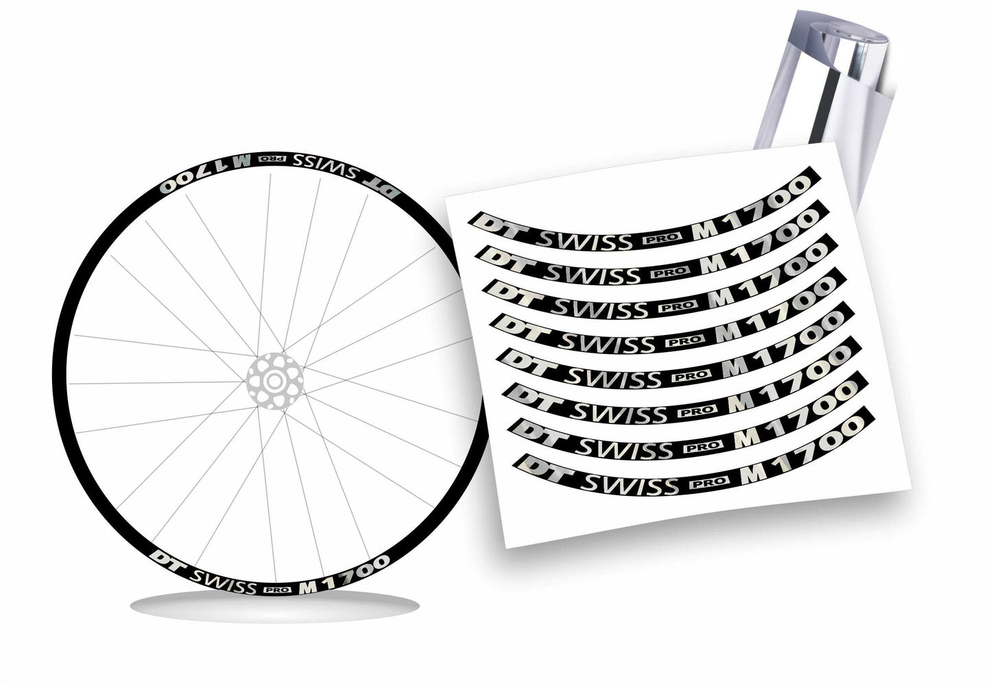 DT SWISS M 1700 adesivi per ruote