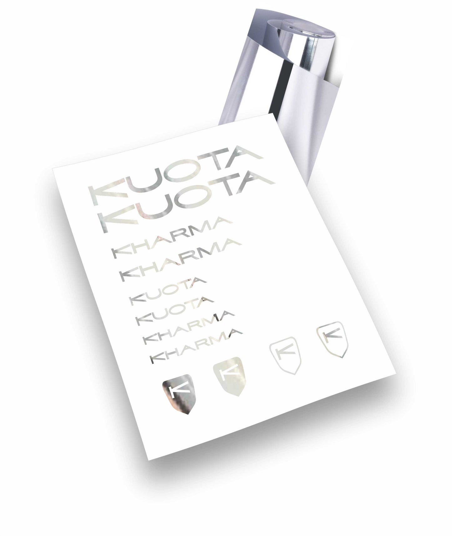 Kit adesivi bici telaio KUOTA KHARMA bdc colori a scelta 12 Pz
