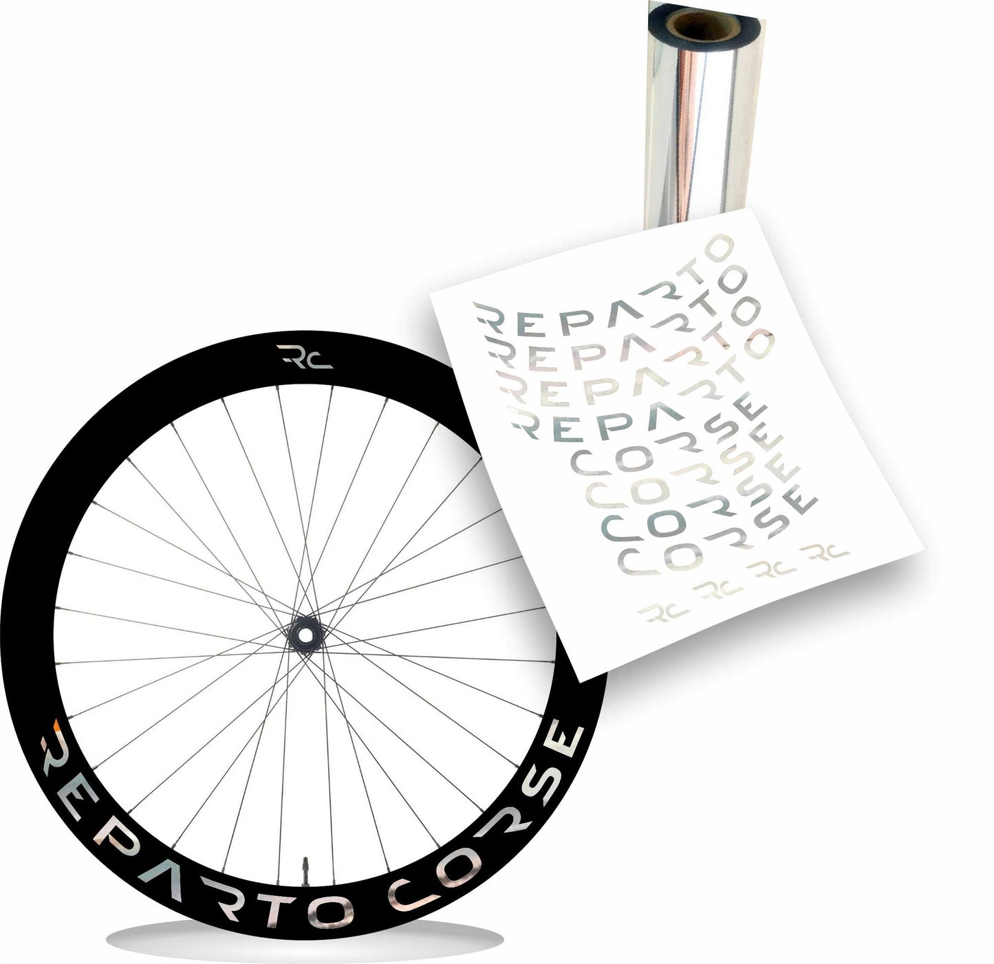 Bianchi reparto corse adesivi cerchi
