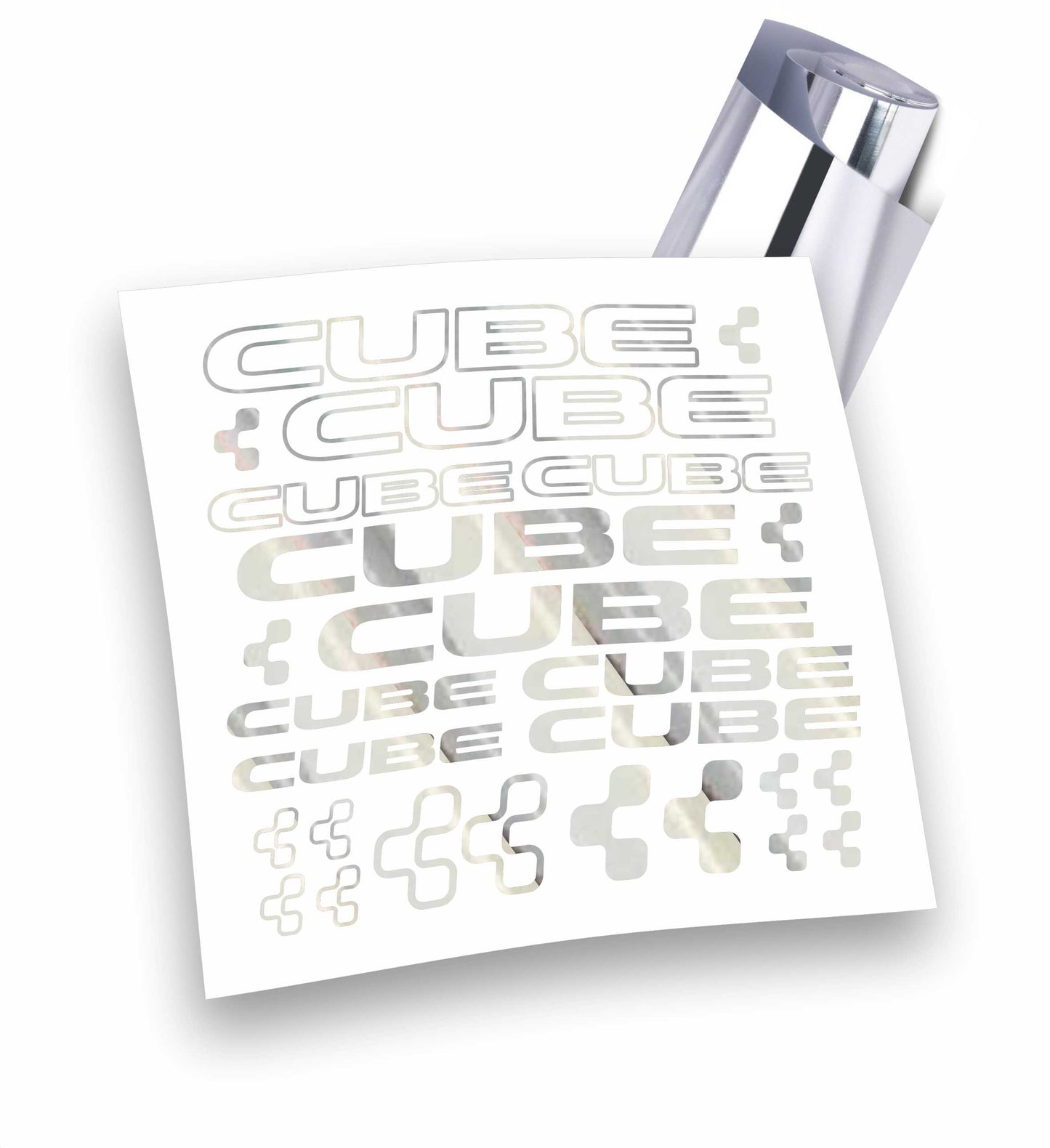 CUBE kit adesivi per mountain bike e bici da corsa completo 22 pezzi