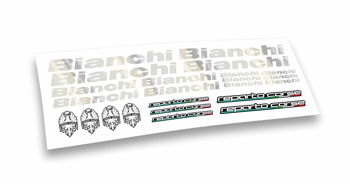 Bianchi kit adesivi logo reparto corse bicicletta mtb bdc colore personalizzato