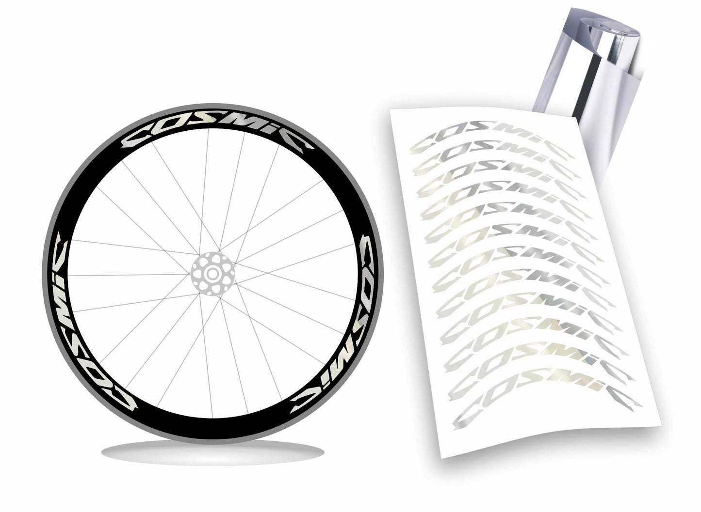 mavic COSMIC altezza 2,2 cm kit adesivi stickers per ruote
