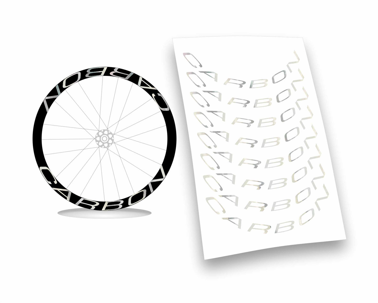 Carbon kit adesivi personalizzati