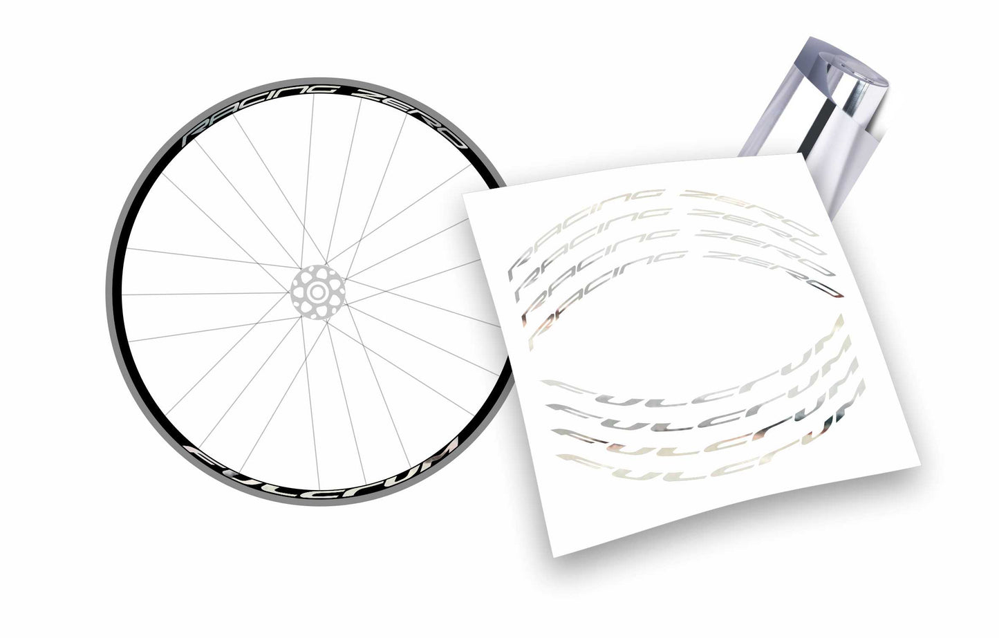 Kit adesivi cerchi bici da corsa fulcrum racing zero personalizzati stickers
