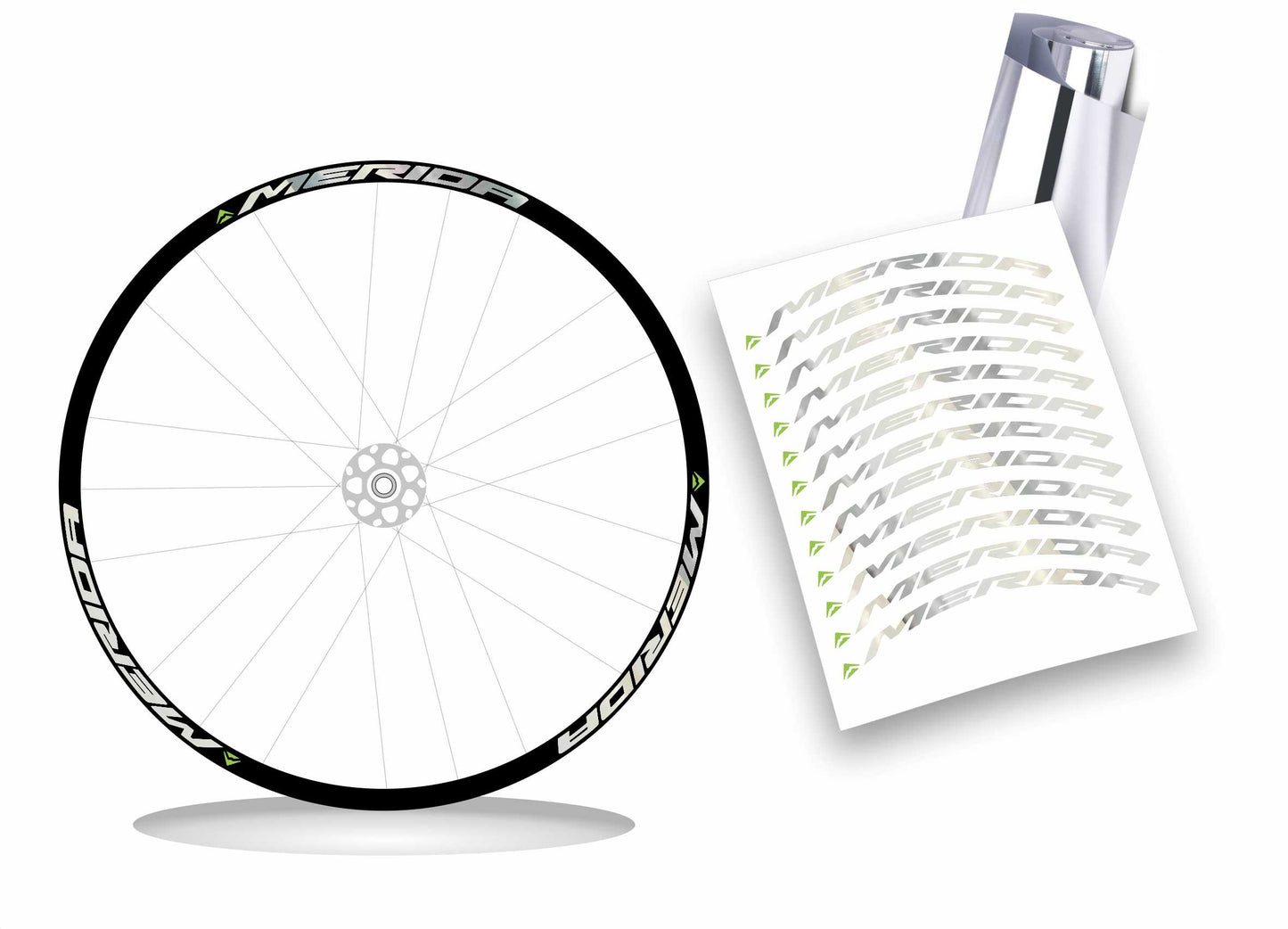 merida adesivi stickers per ruote bici