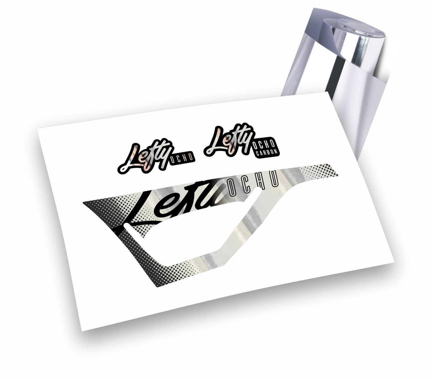 Lefty Ocho kit completo adesivi per forcella e parastelo