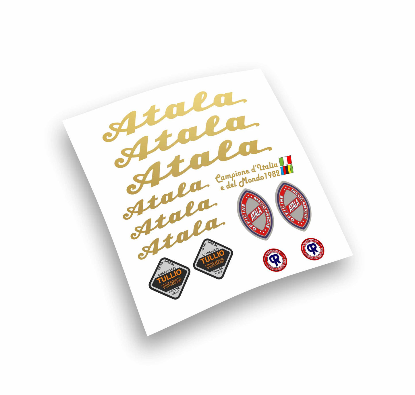atala campione d'Italia e del Mondo 1982 kit adesivi
