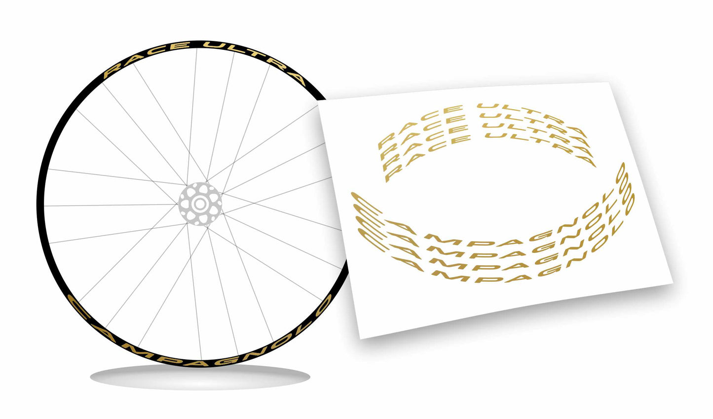 Adesivi campagnolo ultra race colore personalizzato