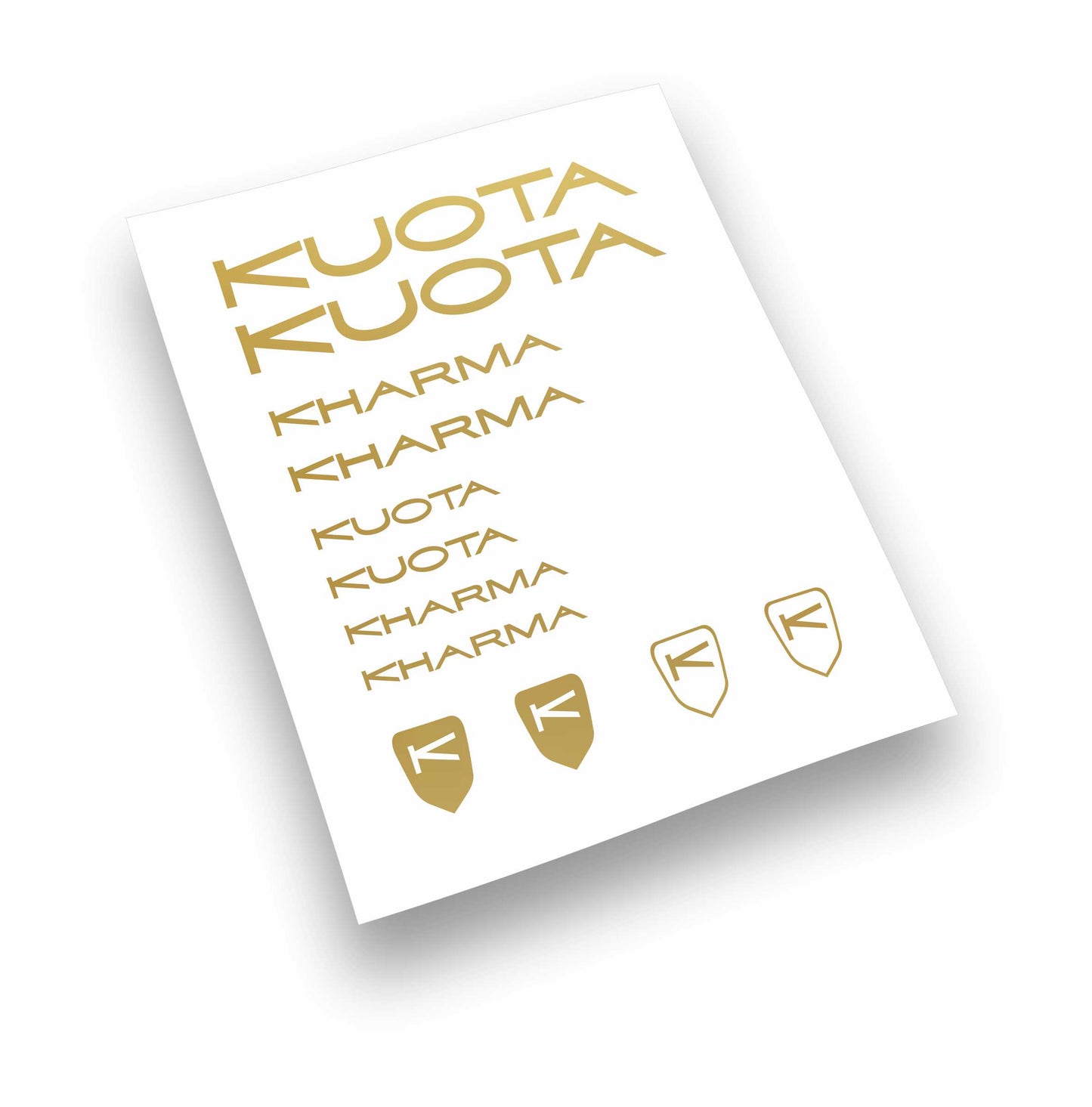 Kit adesivi bici telaio KUOTA KHARMA bdc colori a scelta 12 Pz