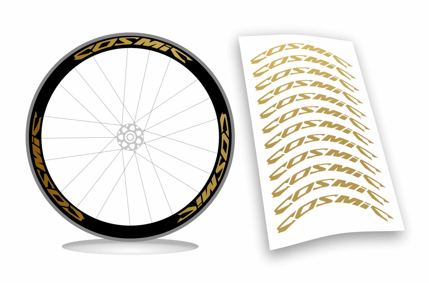 mavic COSMIC altezza 2,2 cm kit adesivi stickers per ruote