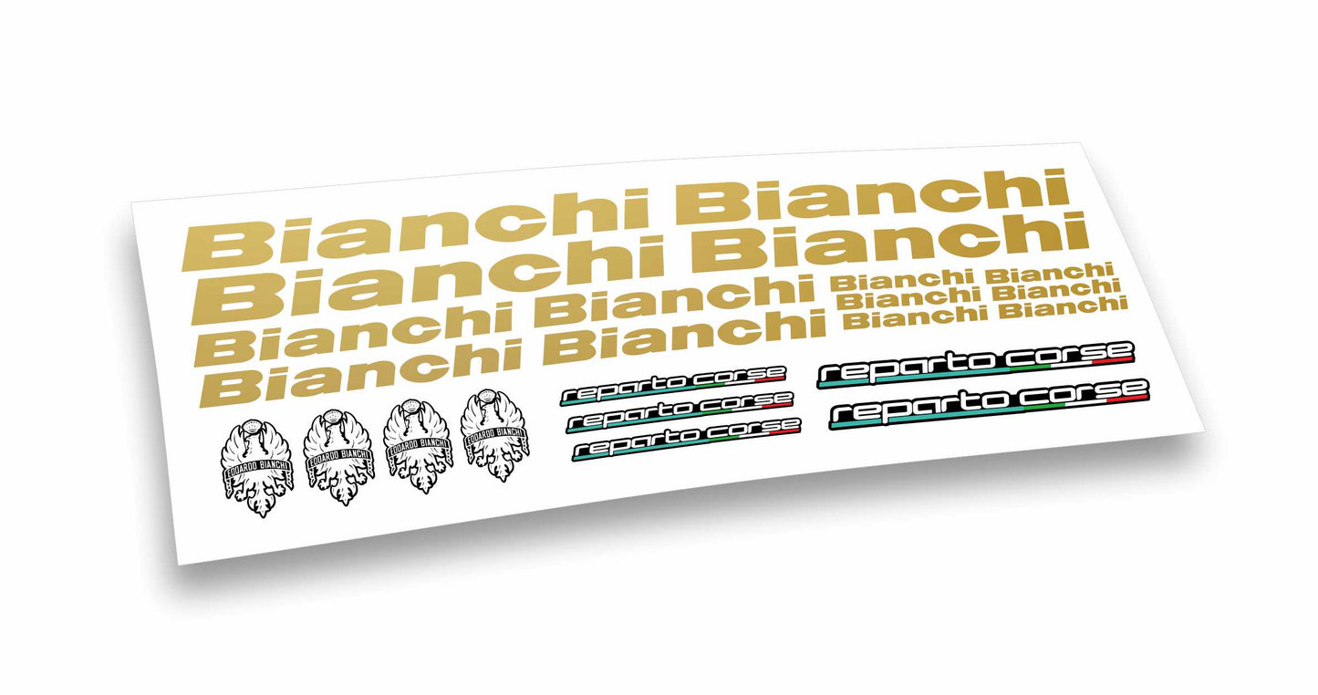 Bianchi kit adesivi logo reparto corse bicicletta mtb bdc colore personalizzato