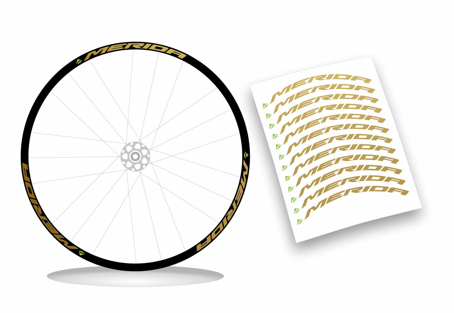 merida adesivi stickers per ruote bici