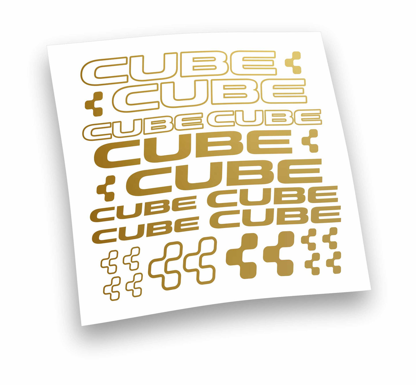 CUBE kit adesivi per mountain bike e bici da corsa completo 22 pezzi