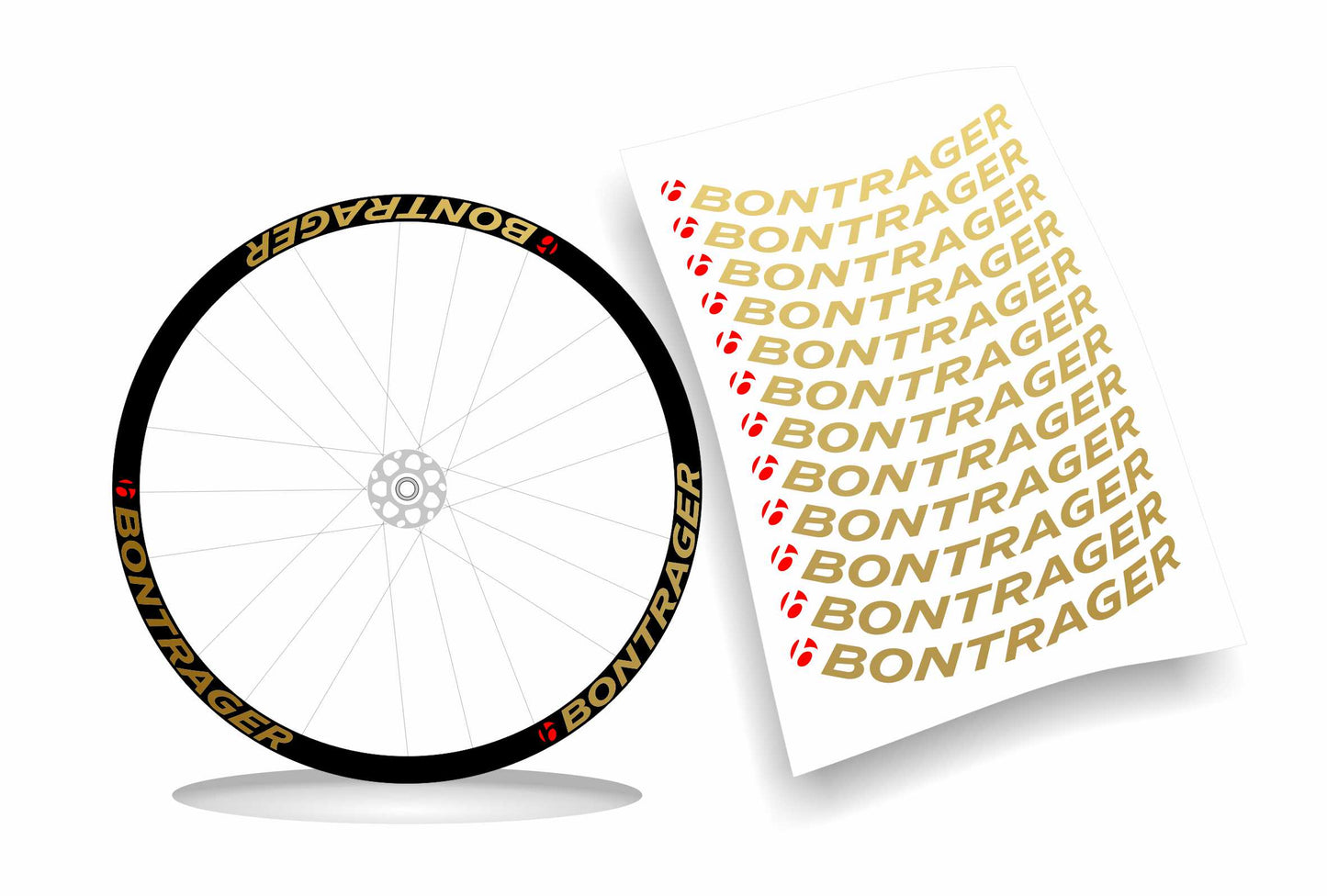 bontrager adesivi cerchi bici personalizzabili h2,4cm