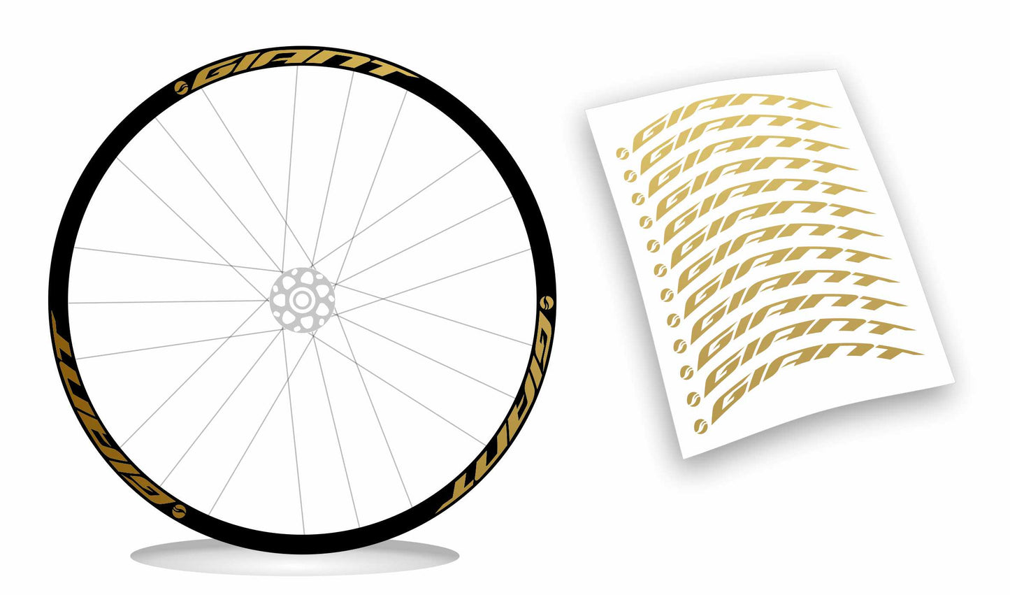 Giant kit adesivi cerchio personalizzati