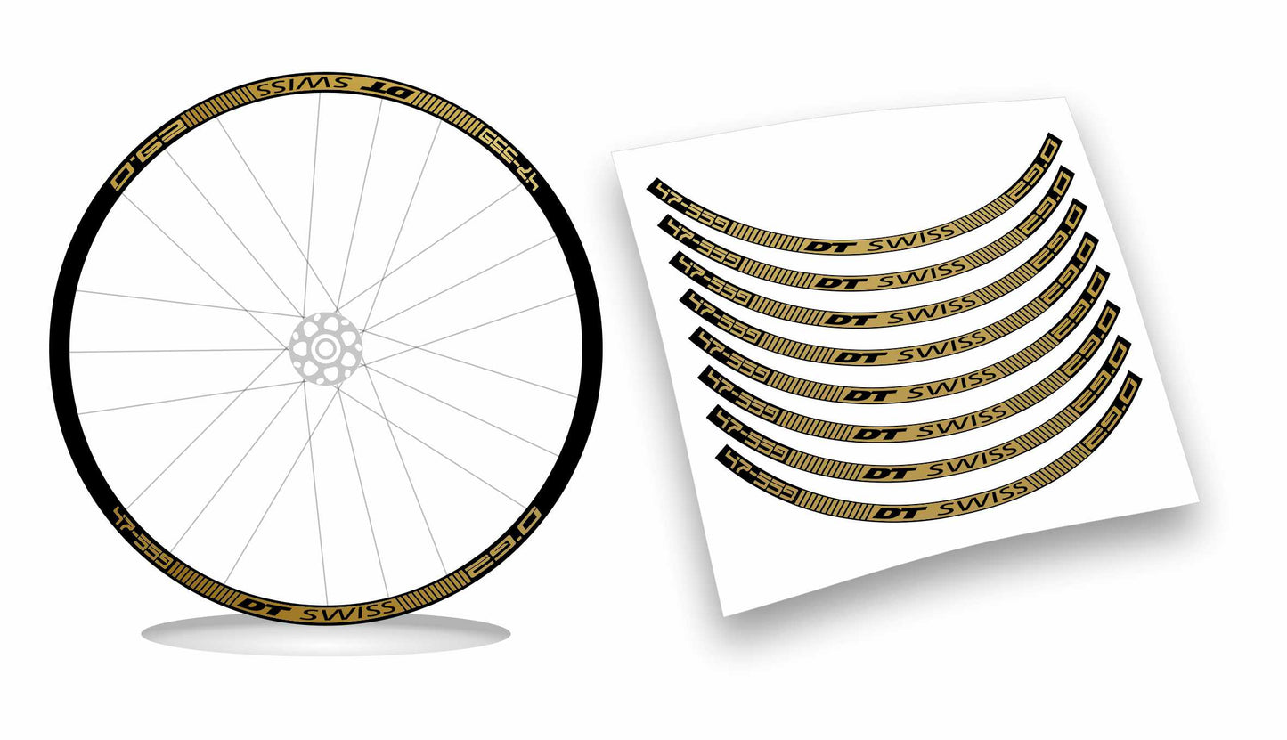 dt swiss 47-559 adesivi ruote bicicletta colori personalizzabili 8pz
