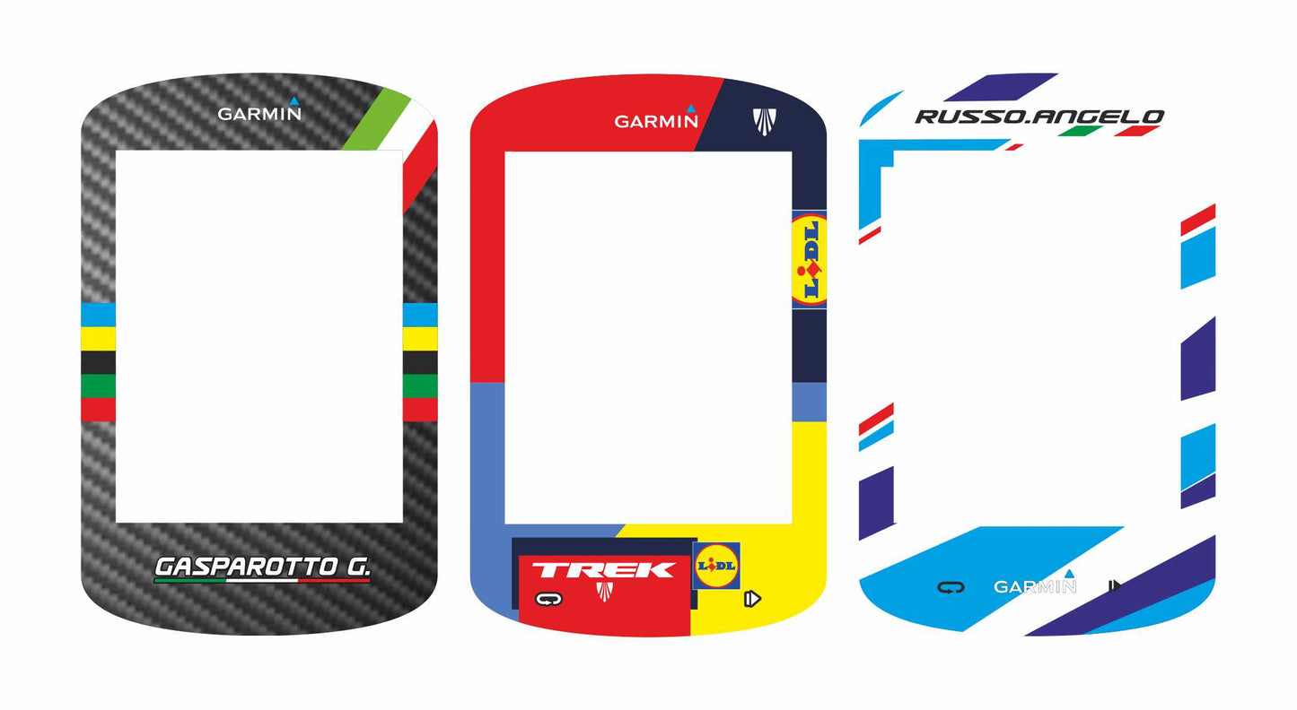 Adesivo cover schermo garmin 830-530 personalizzato