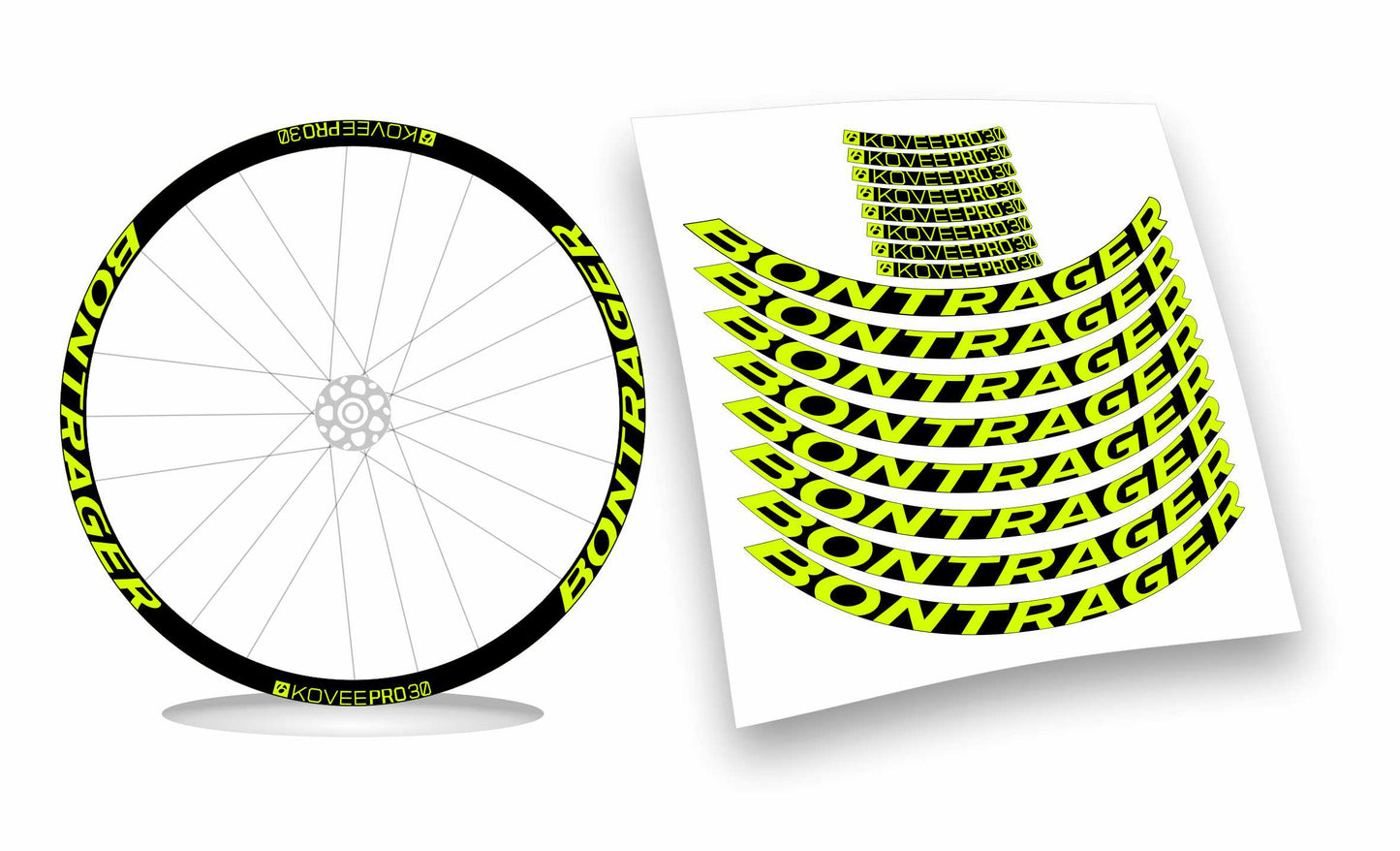 Bontrager kovee pro 30 kit adesivi