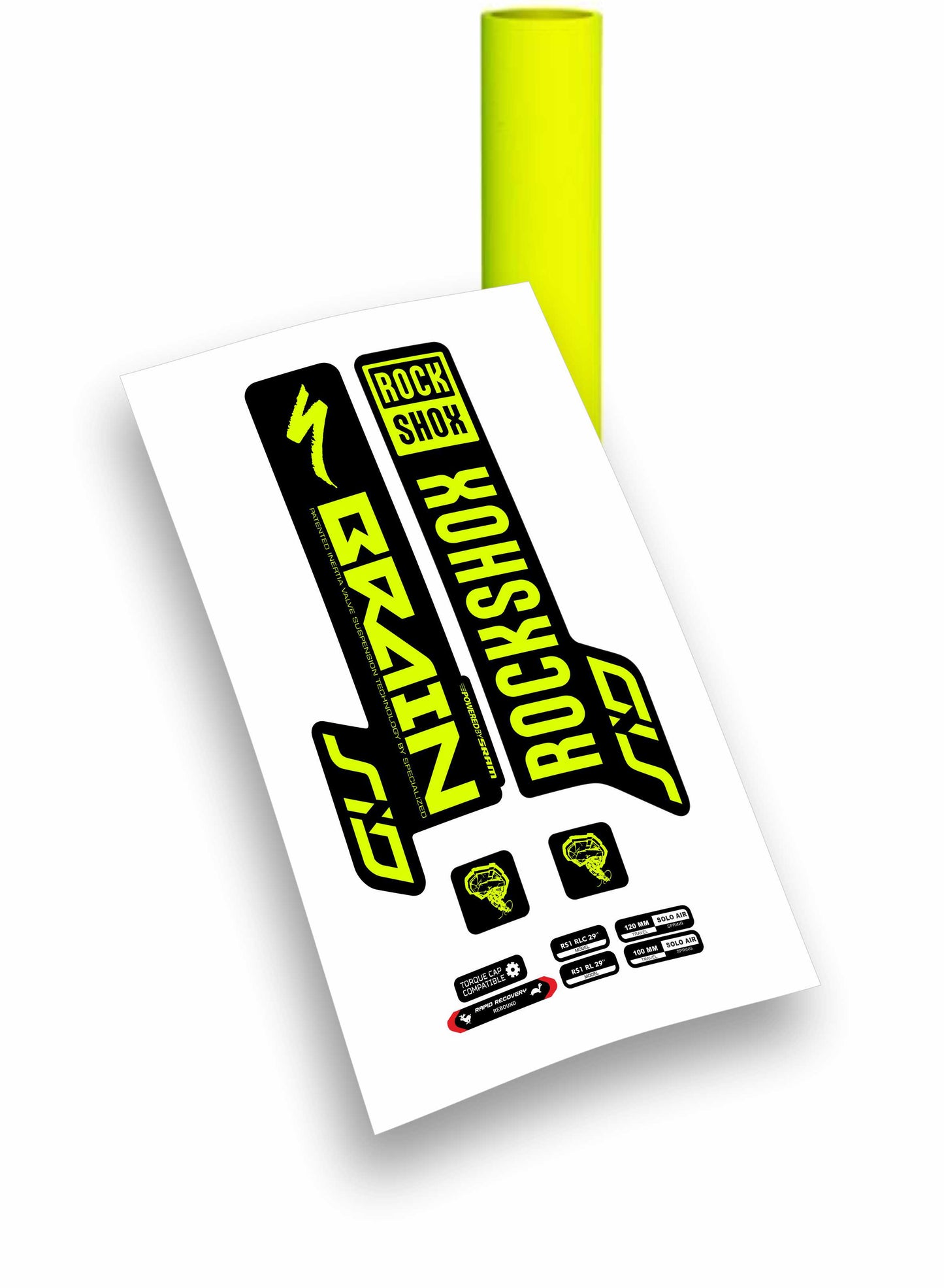 Rock shox Sid Brain 29" - anno 2019 - adesivi personalizzati per forcella