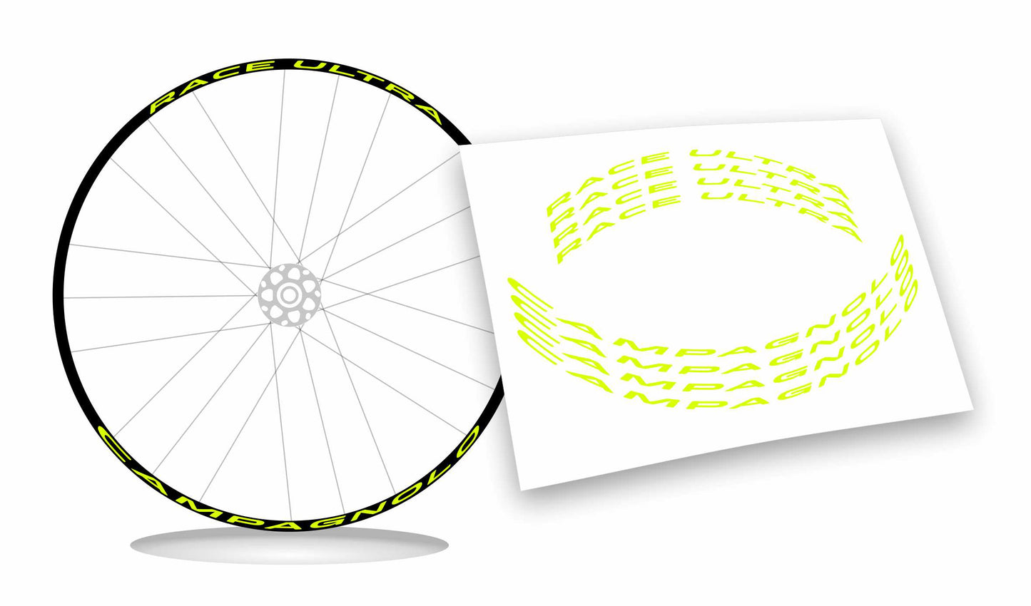 Adesivi campagnolo ultra race colore personalizzato