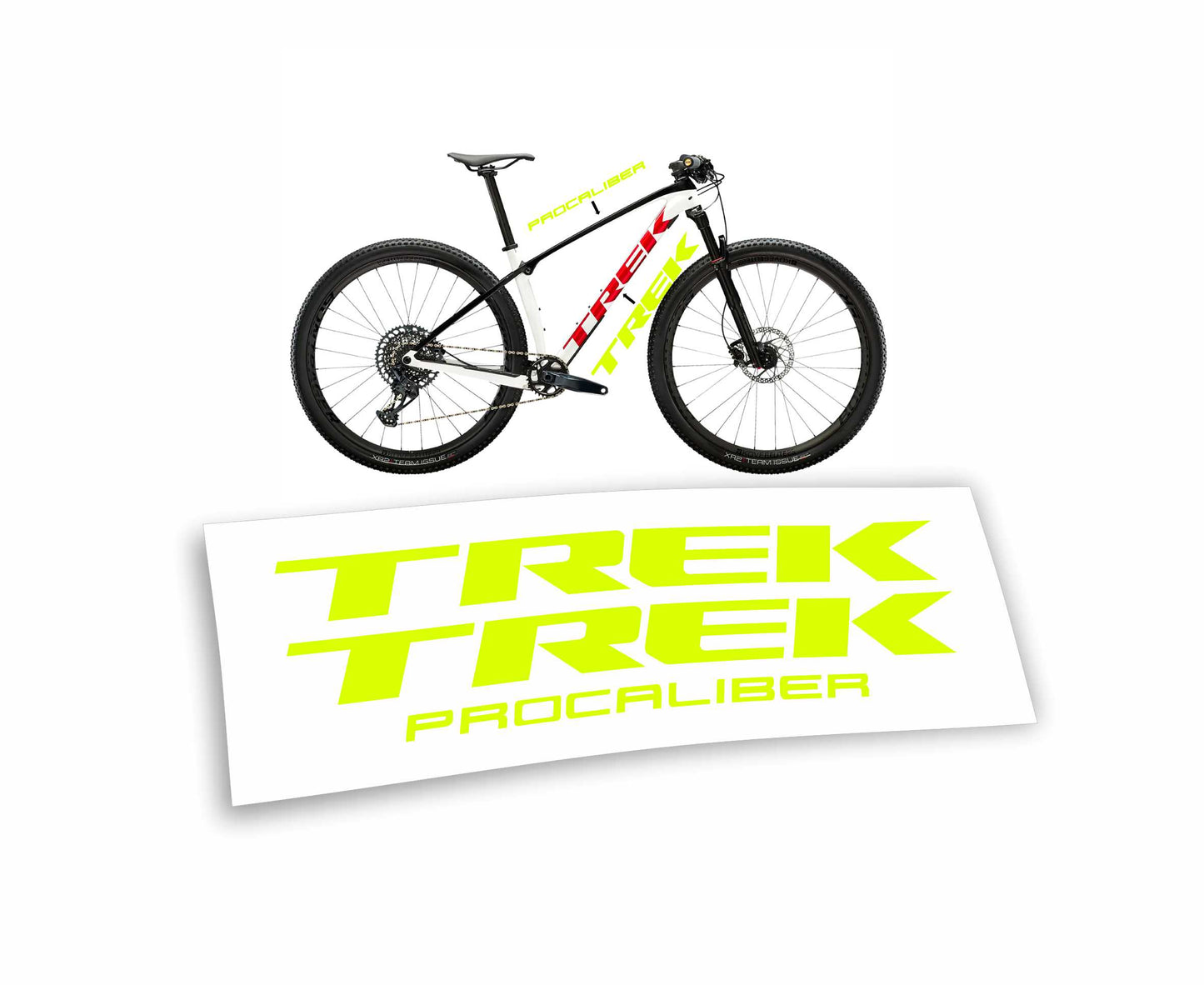 Trek Procaliber kit adesivi bicicletta colore personalizzato